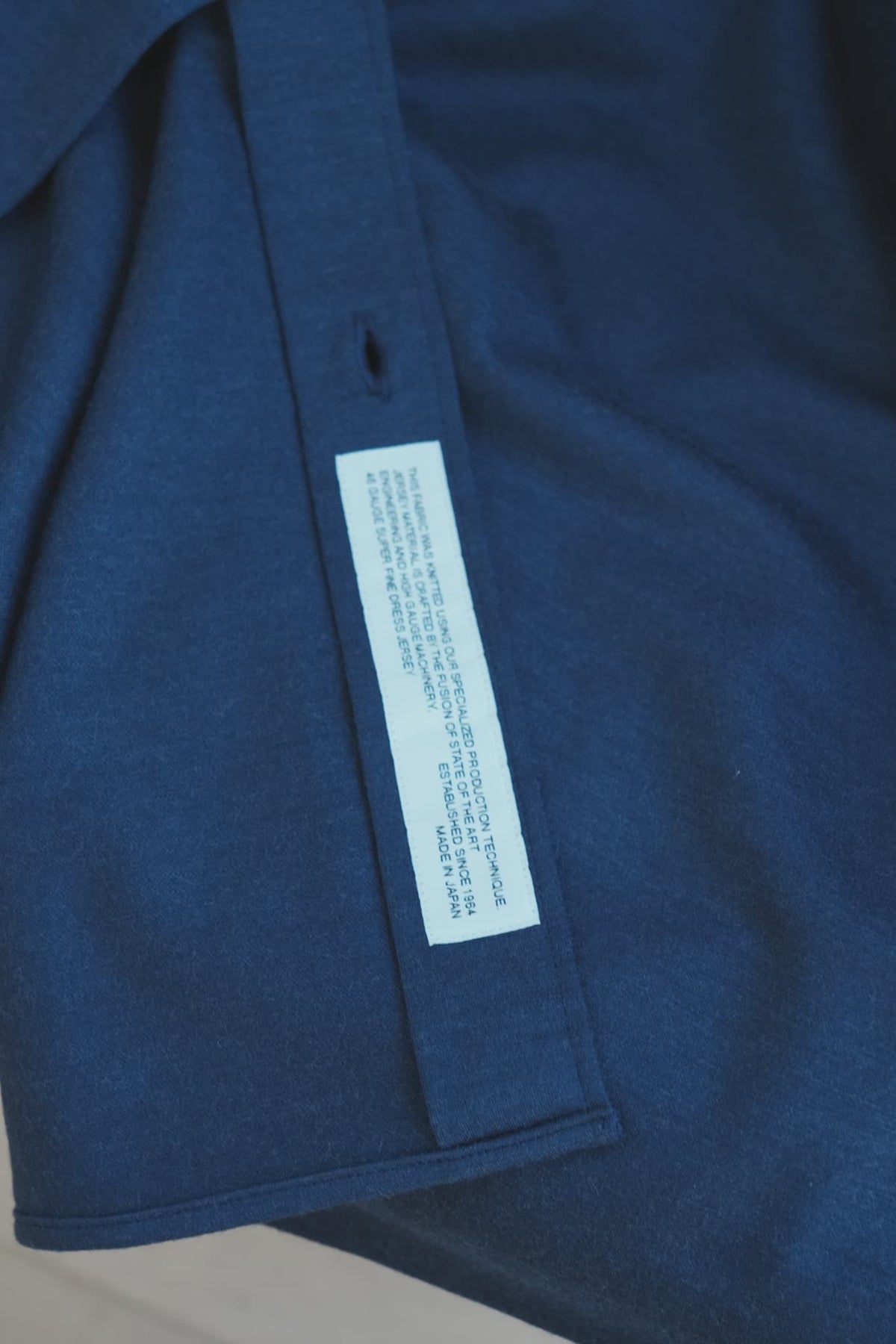 KANEMASA PHIL. "36G Cashmere Wool Ideal Shirt" [NAVY]