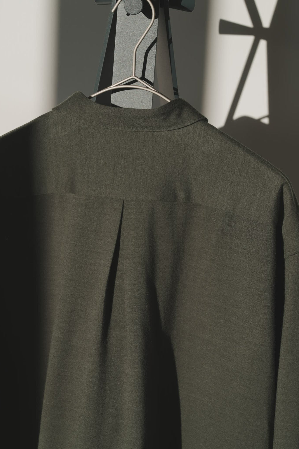 KANEMASA PHIL. "36G Cashmere Wool Ideal Shirt" [OLIVE]
