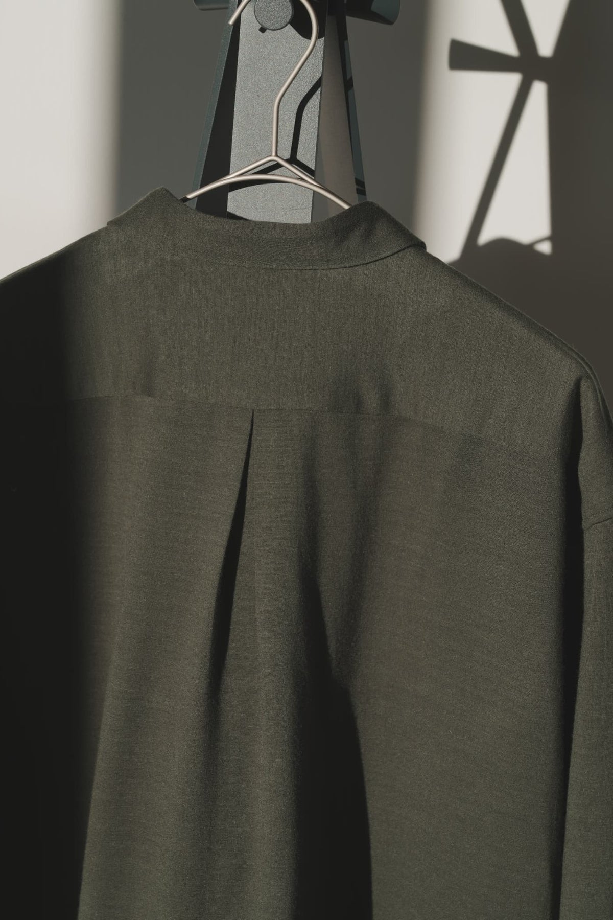 KANEMASA PHIL. "36G Cashmere Wool Ideal Shirt" [OLIVE]