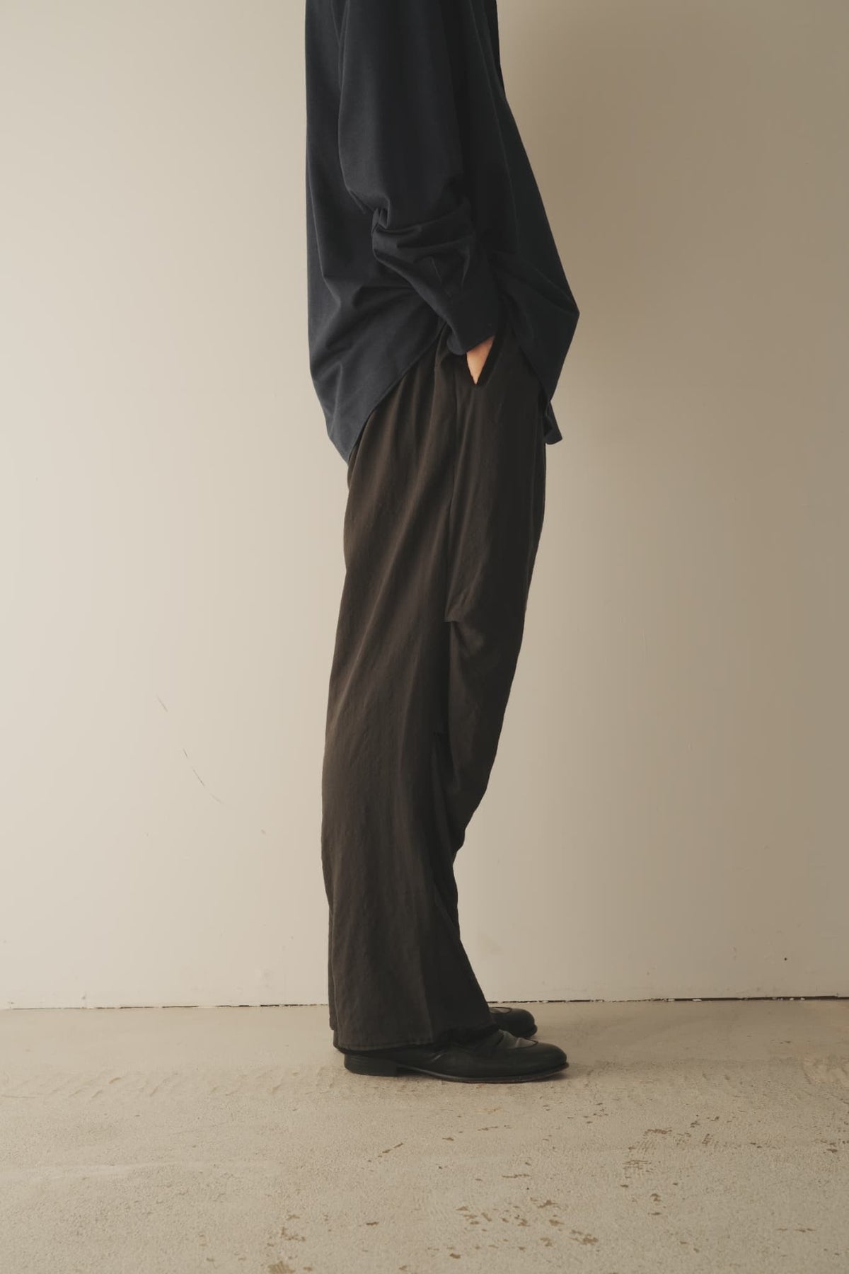MAATEE&SONS "LAYERD PANTS H/A WOOL 裏カシミヤ”