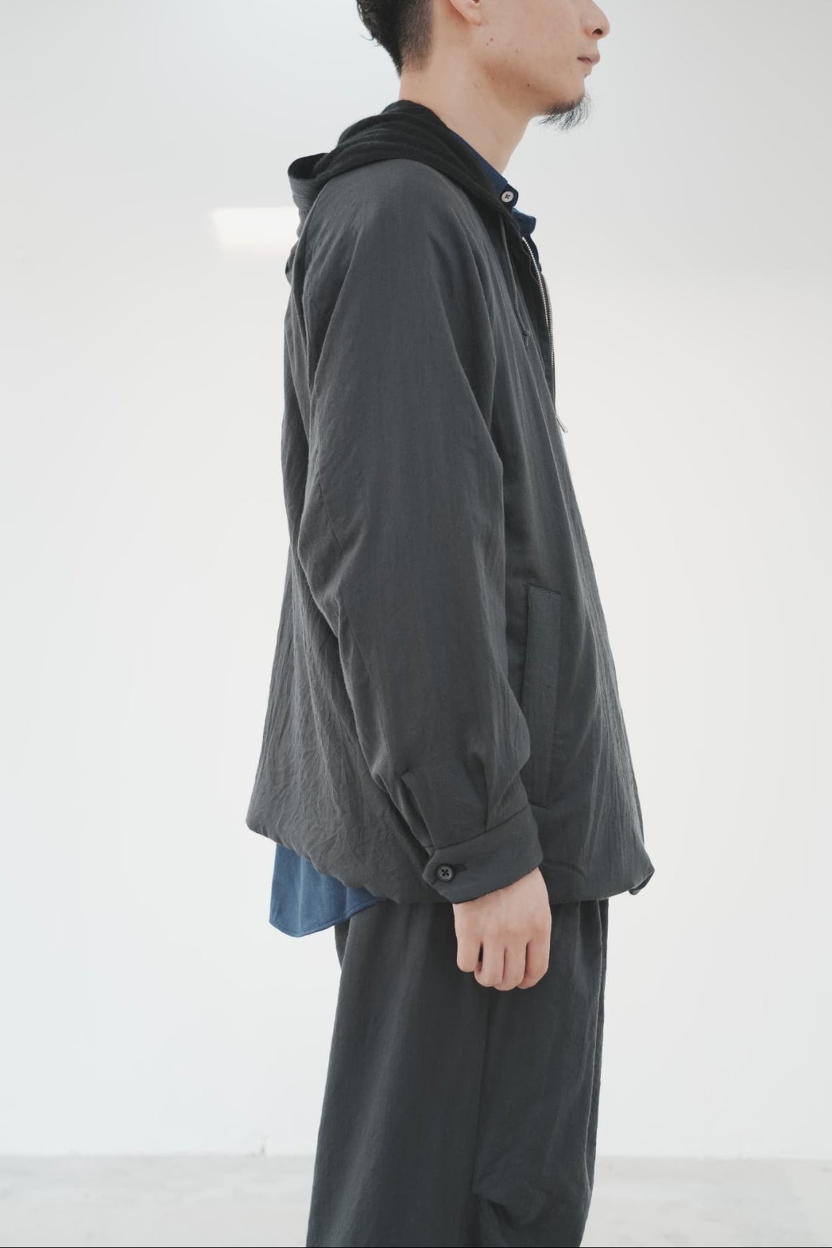 MAATEE&SONS "H/A WOOL HOOD BLOUSON"