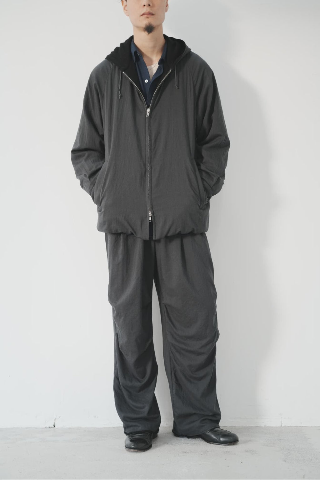 MAATEE&SONS "H/A WOOL HOOD BLOUSON"