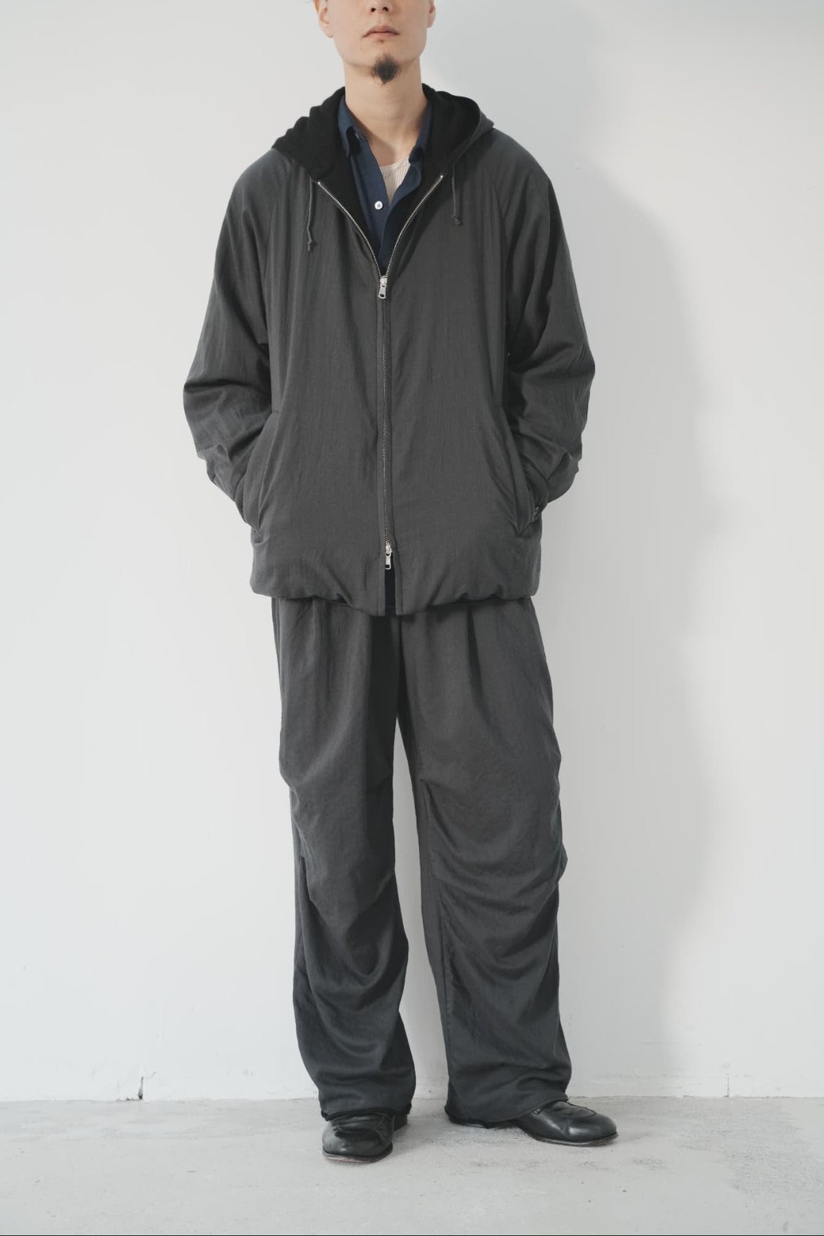 MAATEE&SONS "LAYERD PANTS H/A WOOL 裏カシミヤ”