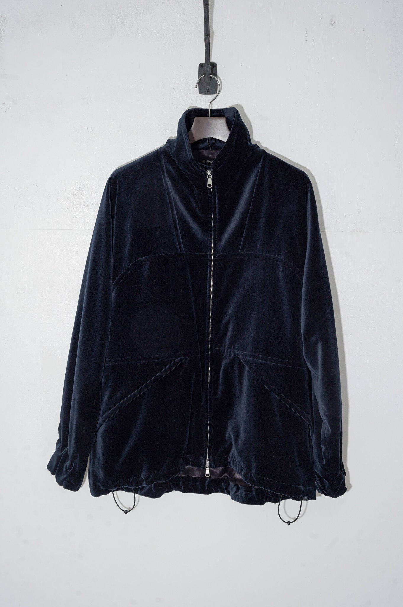 MAATEE&SONS "VELVET STAND JACKET" [NAVY]
