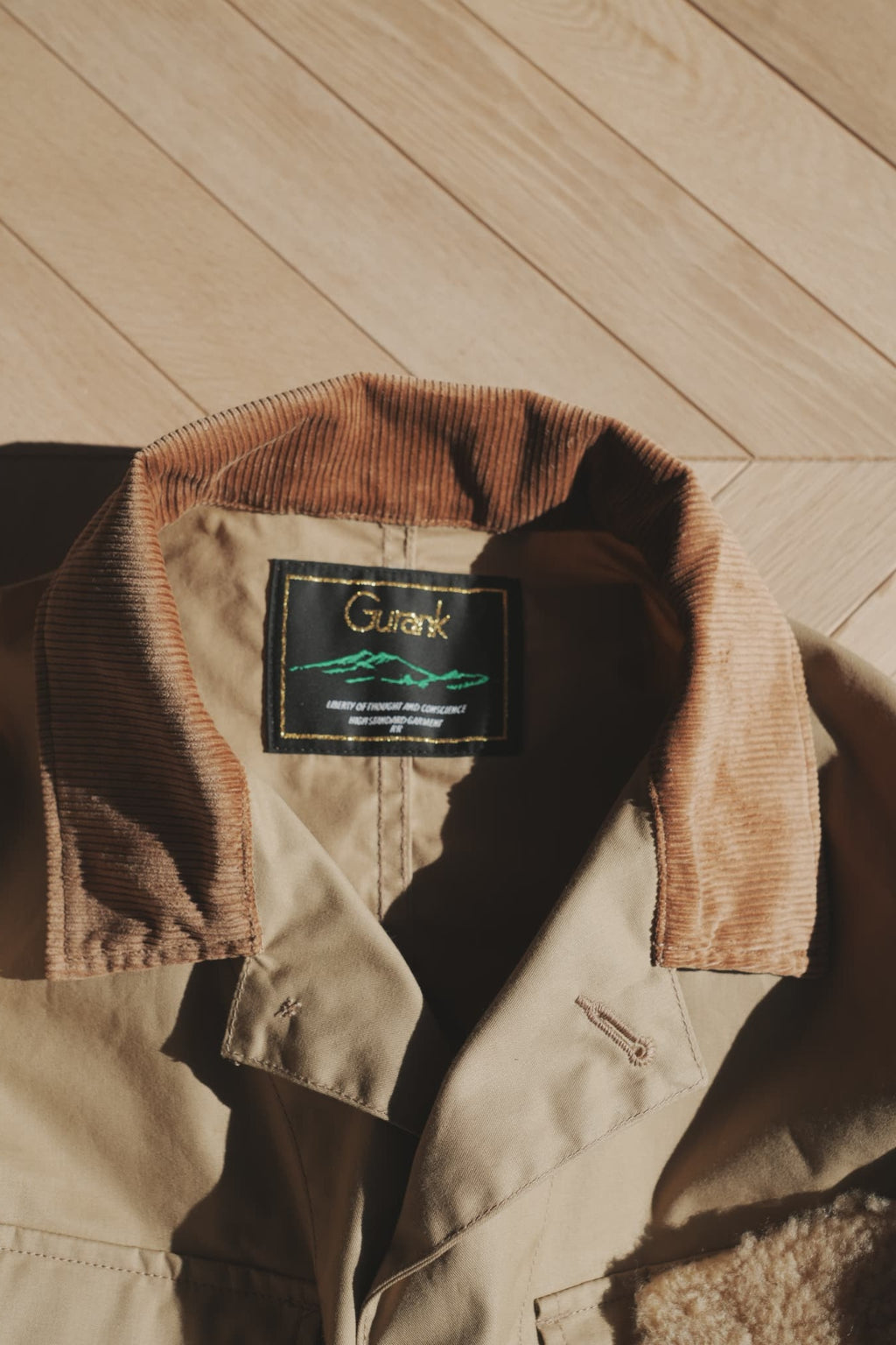 Gurank "Oiled Cotton Fishing JK" [BEIGE]