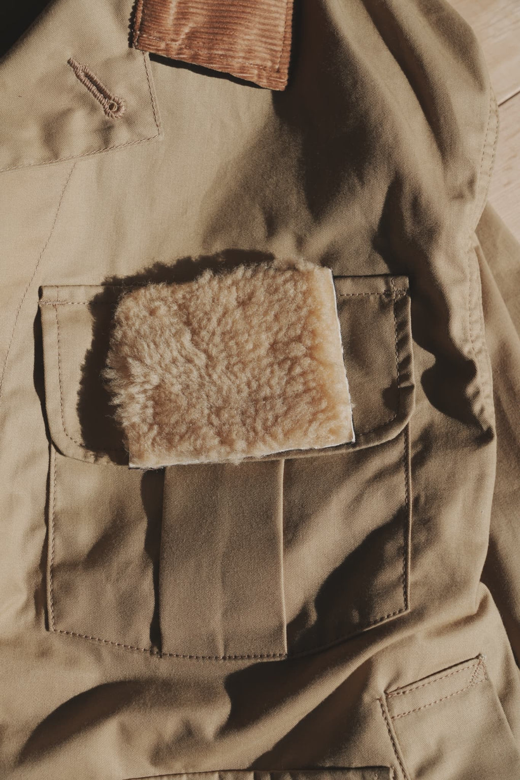 Gurank "Oiled Cotton Fishing JK" [BEIGE]