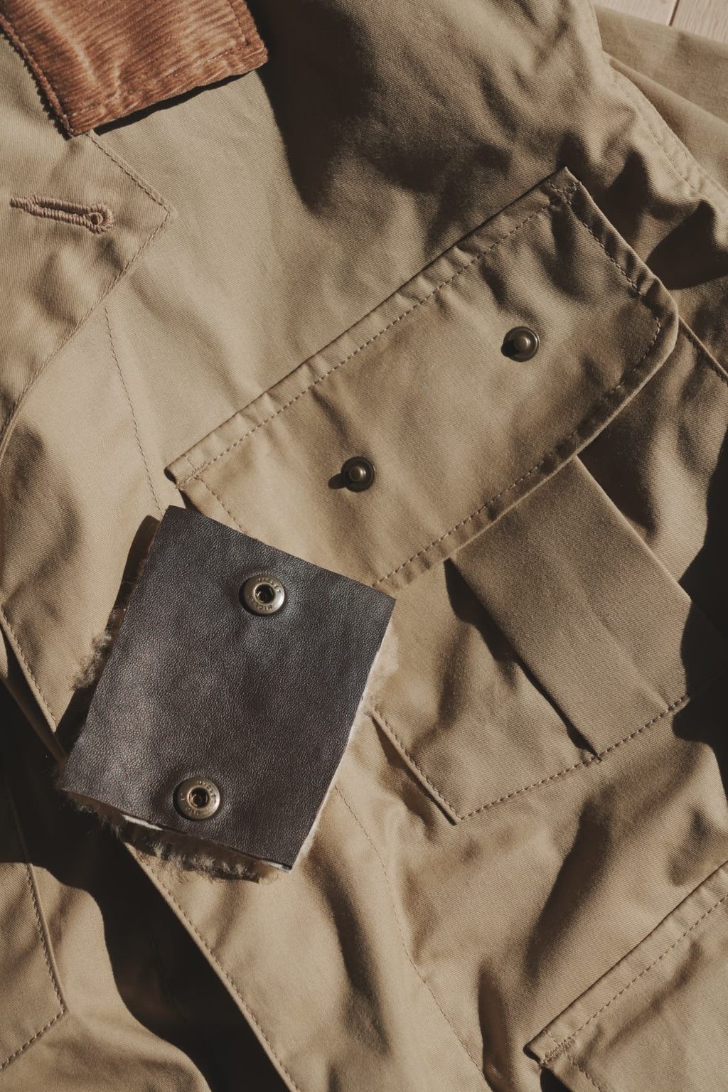 Gurank "Oiled Cotton Fishing JK" [BEIGE]
