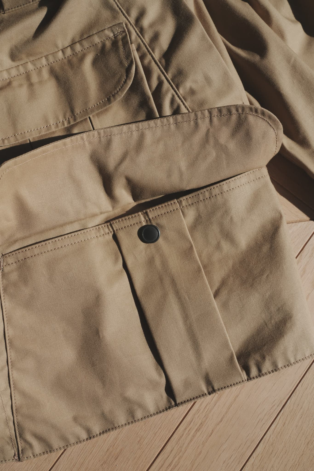 Gurank "Oiled Cotton Fishing JK" [BEIGE]