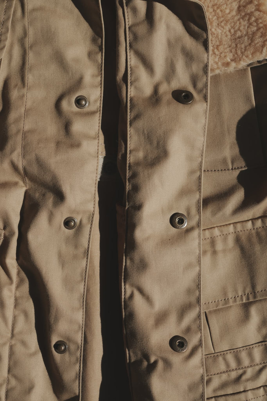 Gurank "Oiled Cotton Fishing JK" [BEIGE]