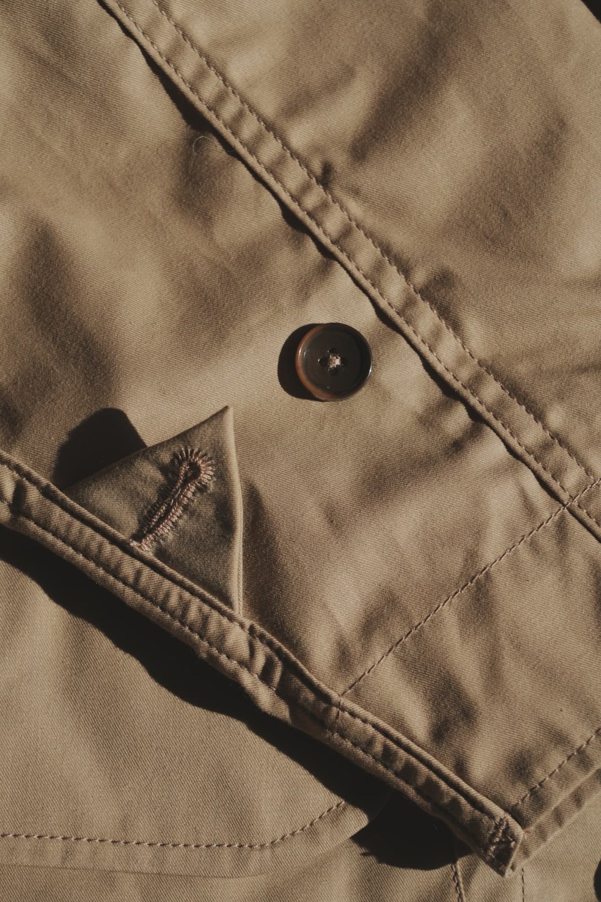 Gurank "Oiled Cotton Fishing JK" [BEIGE]