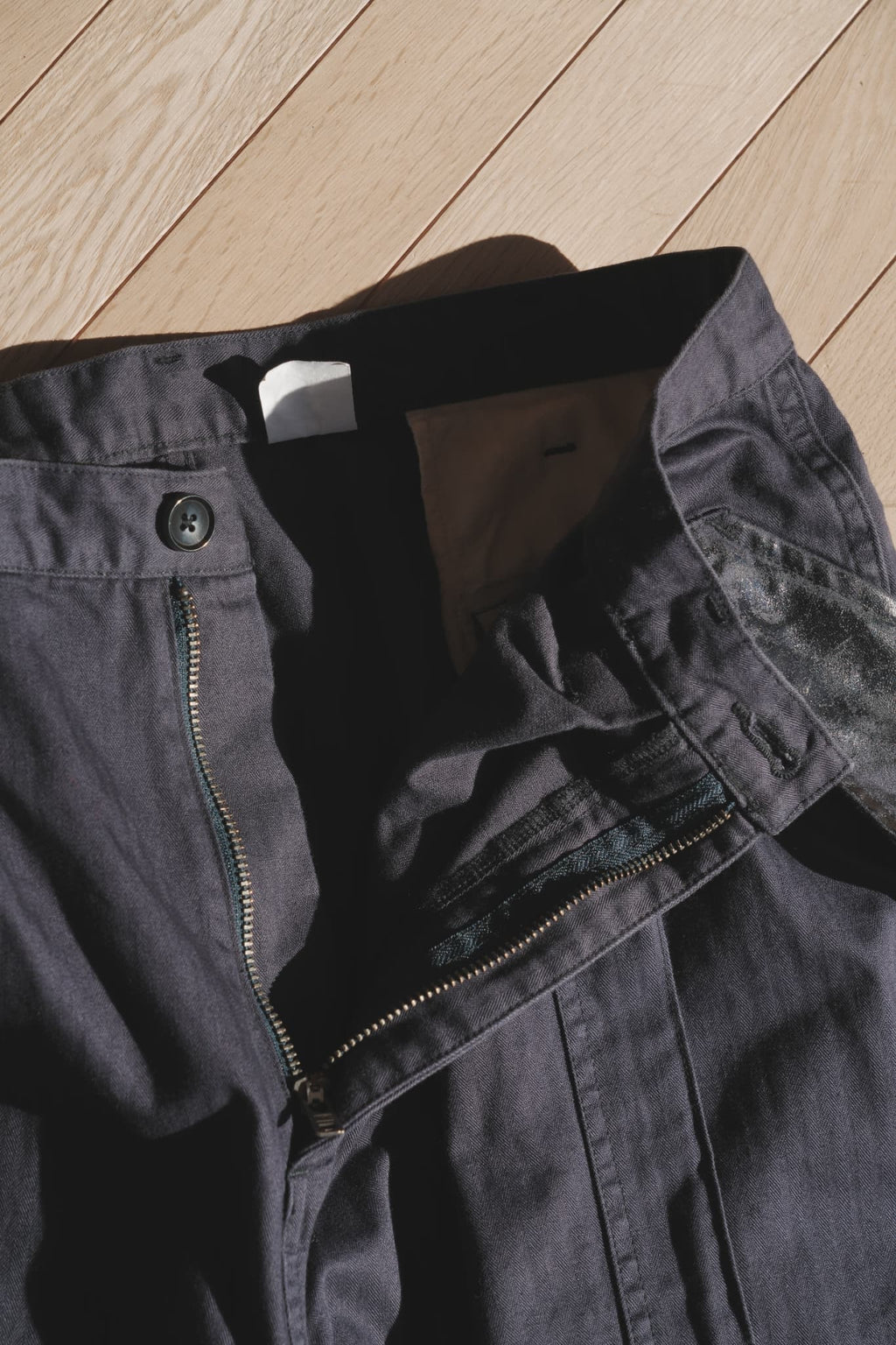Gurank "Herringbone Cargo Pants" [NAVY]