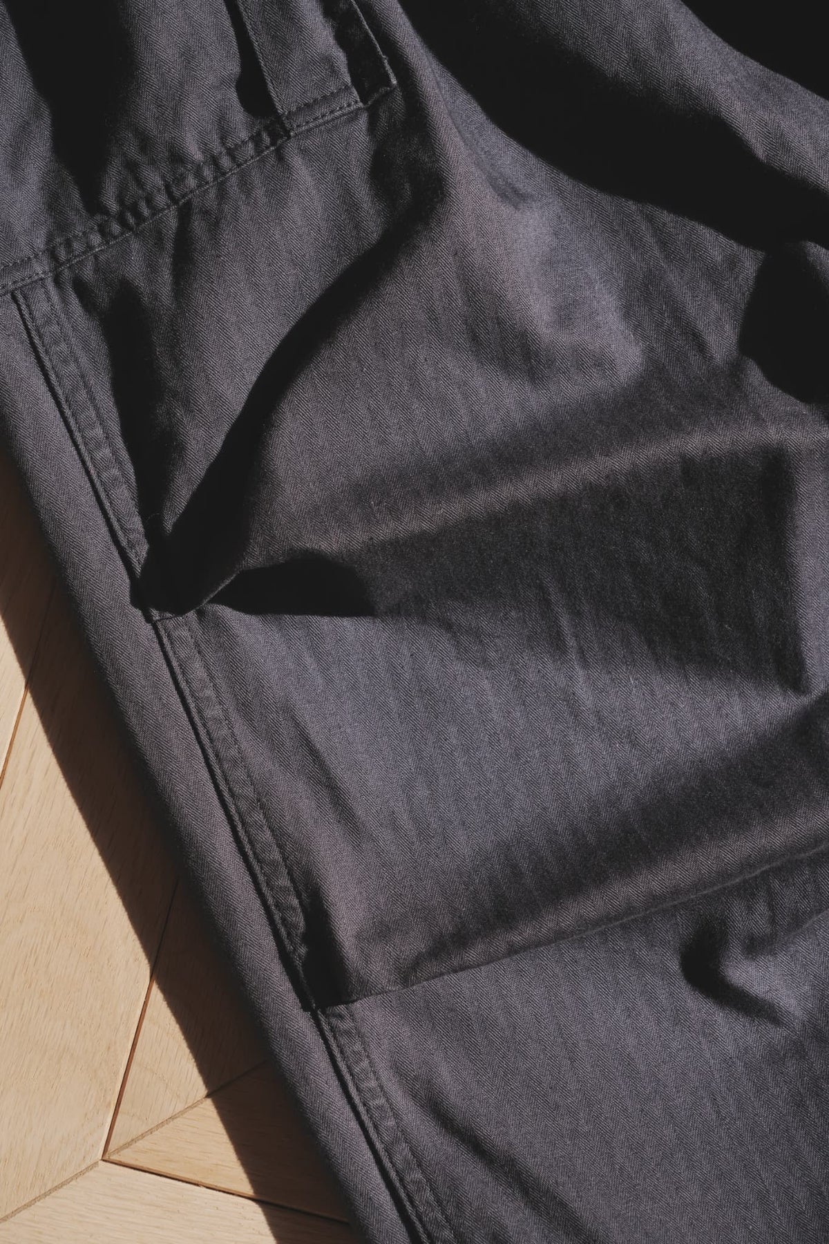 Gurank "Herringbone Cargo Pants" [NAVY]