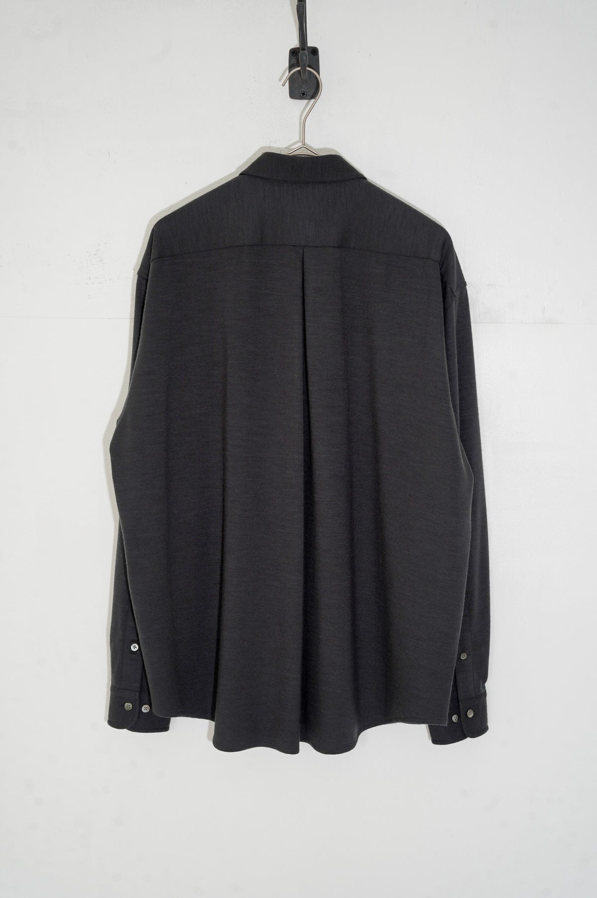 KANEMASA PHIL. "36G cashmere ideal shirt" [Goose Grey]