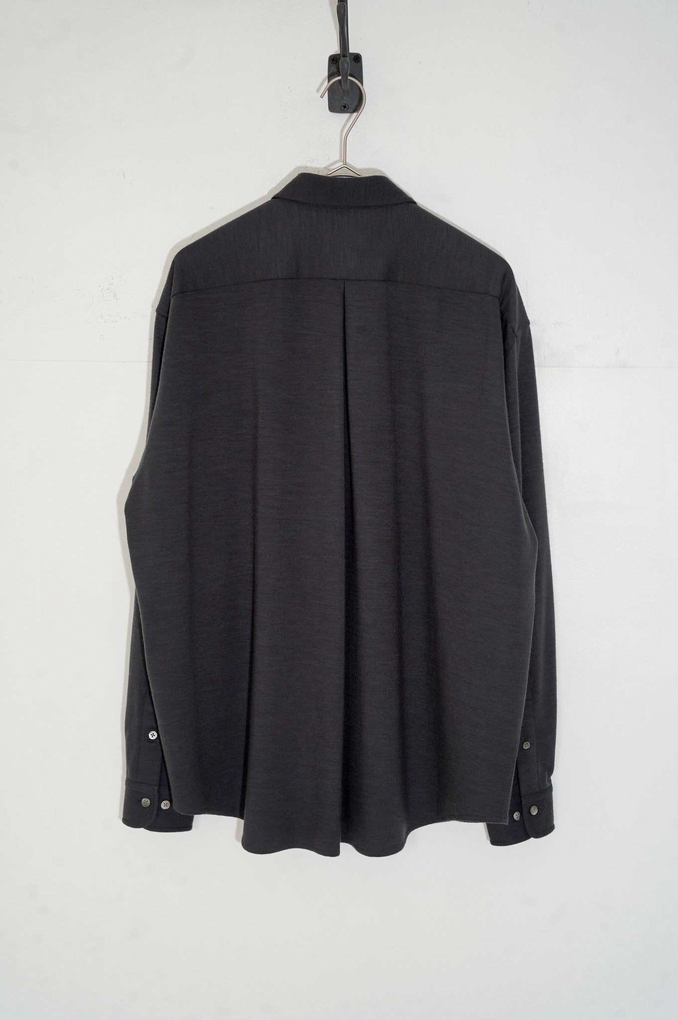 KANEMASA PHIL. "36G cashmere ideal shirt" [Goose Grey]