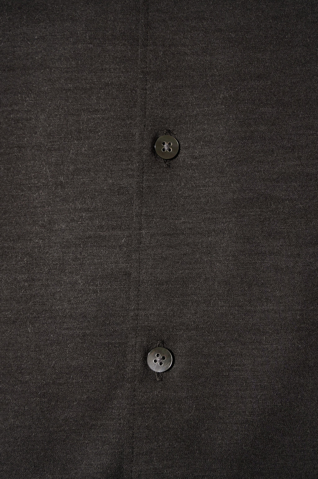 KANEMASA PHIL. "36G cashmere ideal shirt" [Shetland Grey]