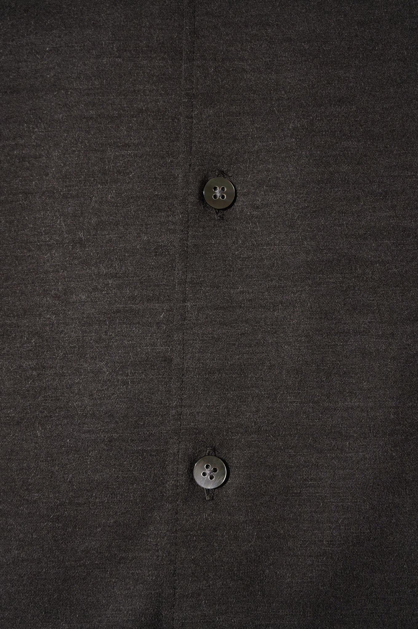 KANEMASA PHIL. "36G cashmere ideal shirt" [Shetland Grey]