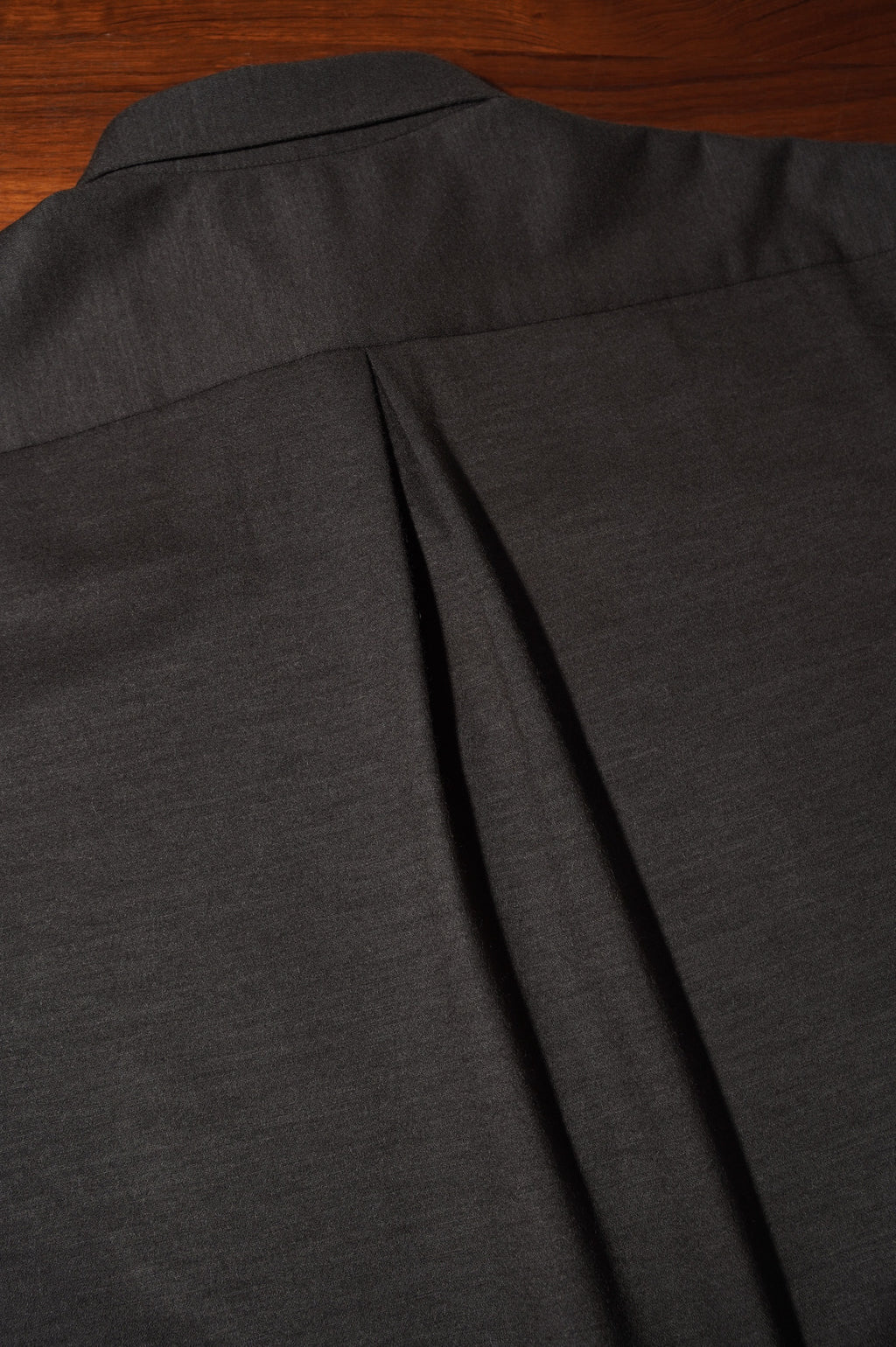 KANEMASA PHIL. "36G cashmere ideal shirt" [Shetland Grey]