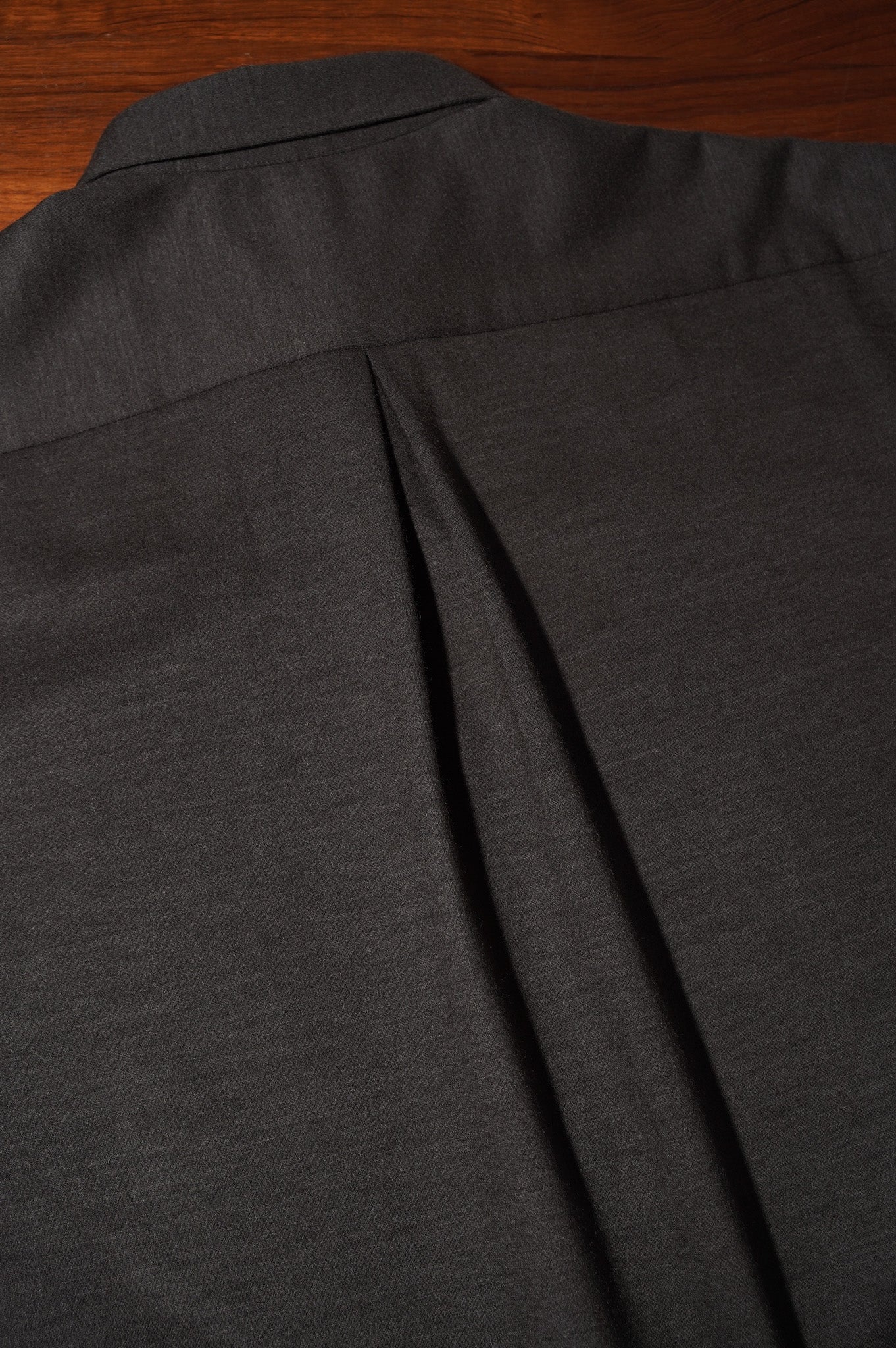 KANEMASA PHIL. "36G cashmere ideal shirt" [Shetland Grey]