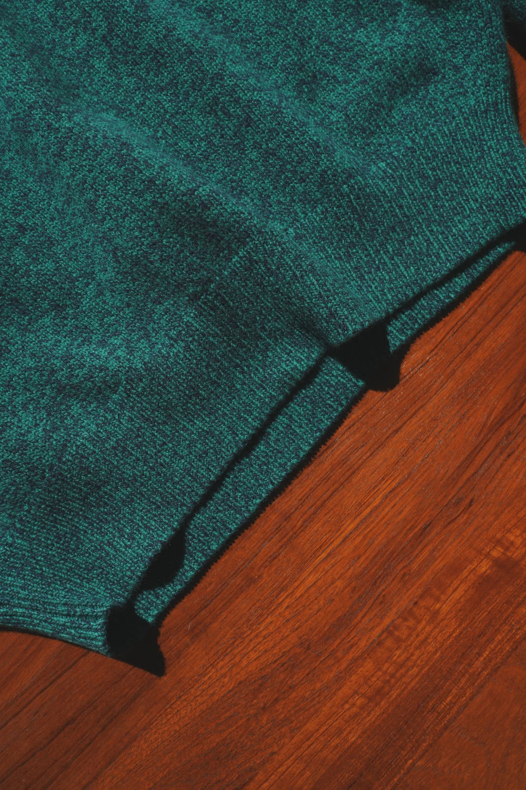 OLDE H & DAUGHTER "WOOL MOULINE TURTLE POLO P/O" [CONIFER]