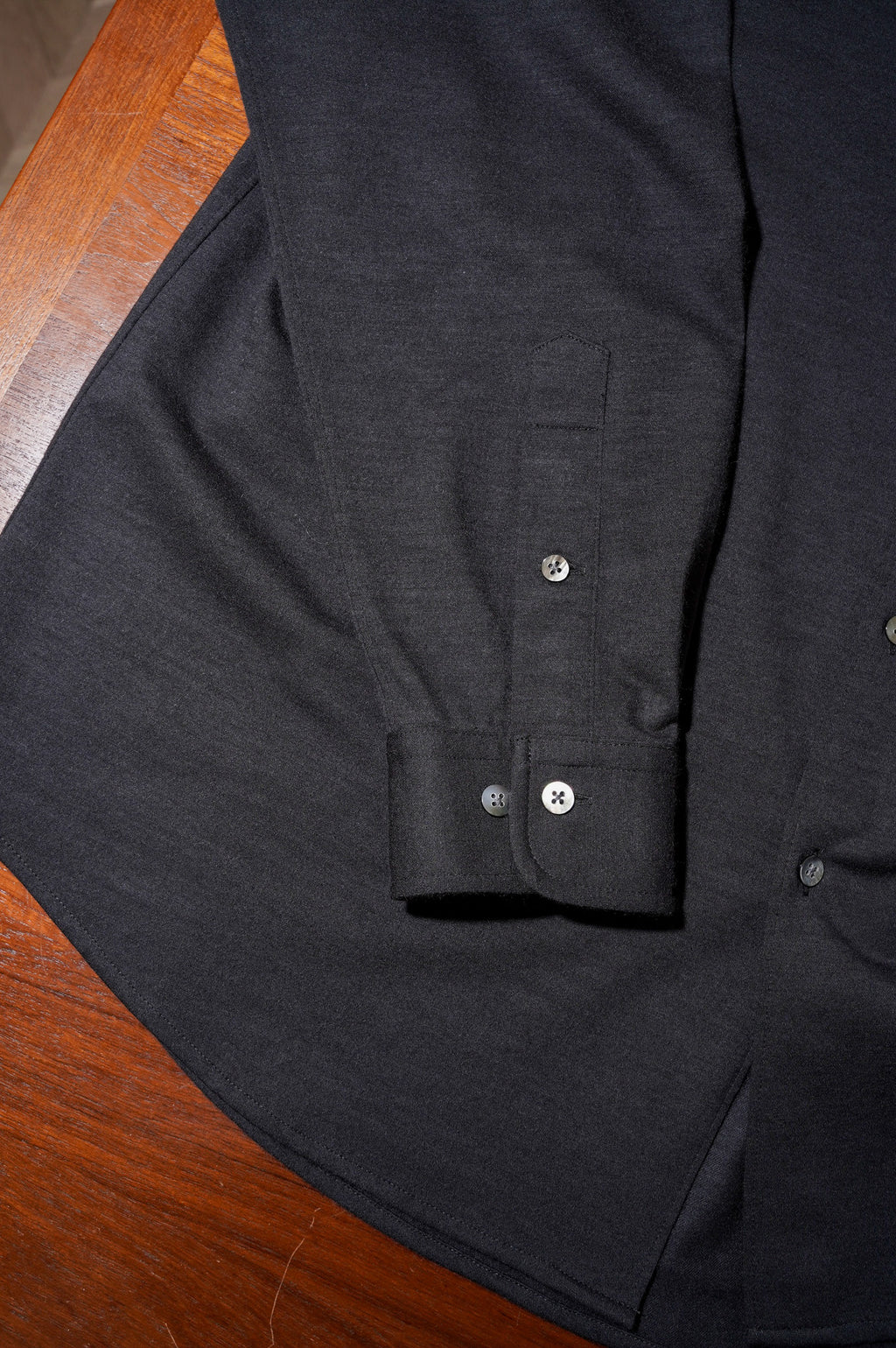 KANEMASA PHIL. "36G cashmere ideal shirt" [Goose Grey]