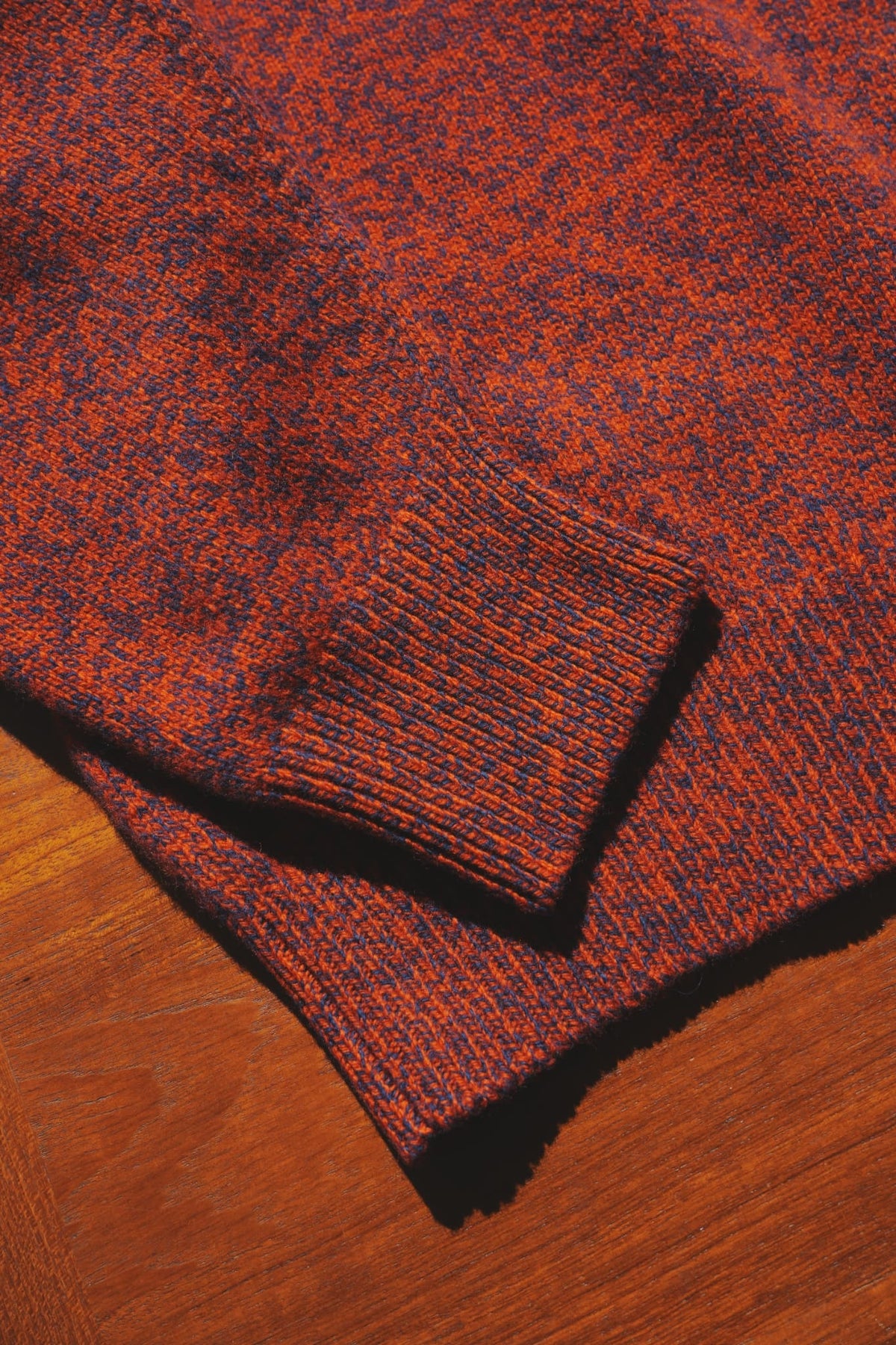 OLDE H & DAUGHTER "WOOL MOULINE TURTLE POLO P/O" [TWILIGHT]