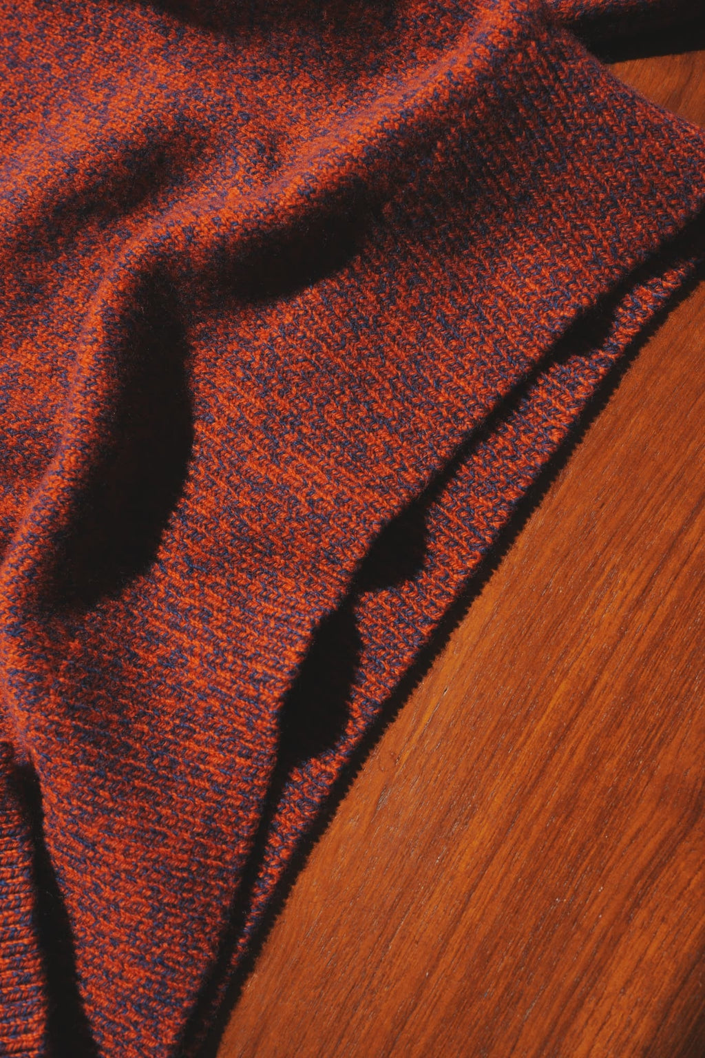OLDE H & DAUGHTER "WOOL MOULINE TURTLE POLO P/O" [TWILIGHT]