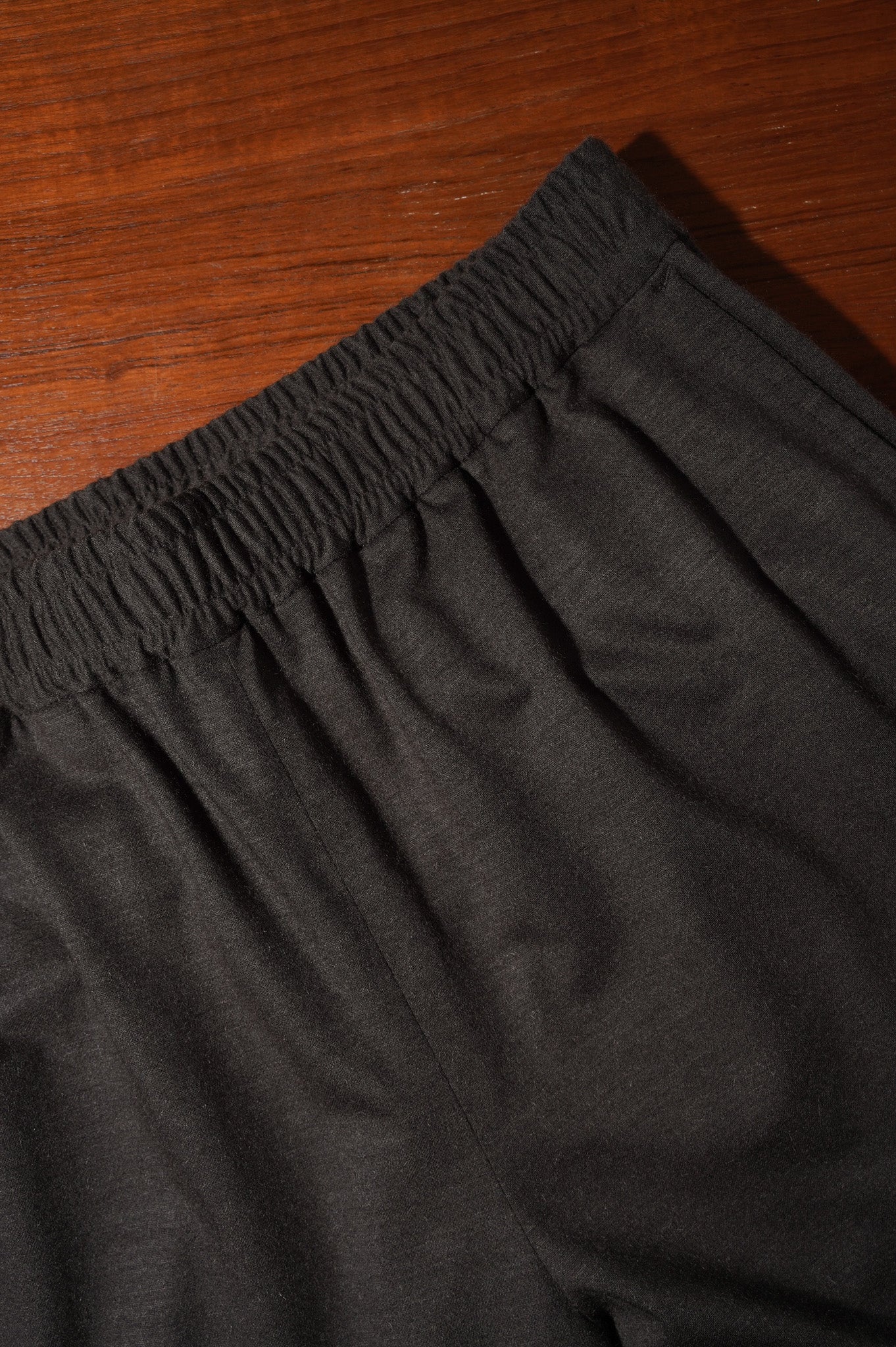 KANEMASA PHIL. "36G cashmere easy pants" [Shetland Grey]