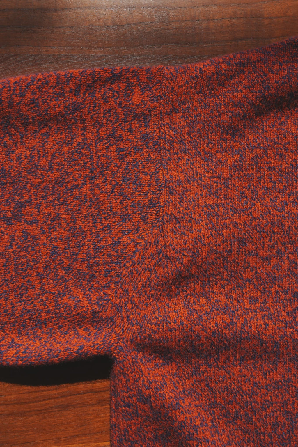 OLDE H & DAUGHTER "WOOL MOULINE TURTLE POLO P/O" [TWILIGHT]