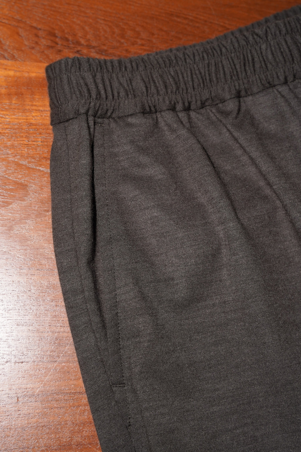 KANEMASA PHIL. "36G cashmere easy pants" [Shetland Grey]