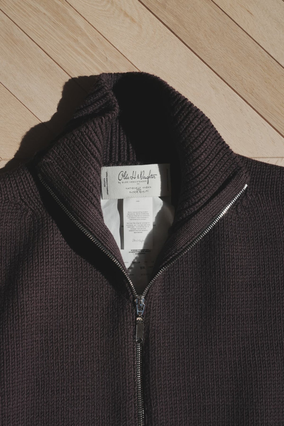 Olde H & Daughter "Wool Drivers Vest" [CHESTNUT]