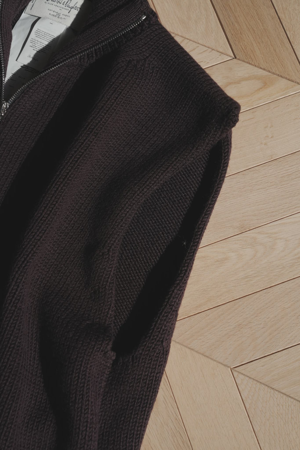 Olde H & Daughter "Wool Drivers Vest" [CHESTNUT]