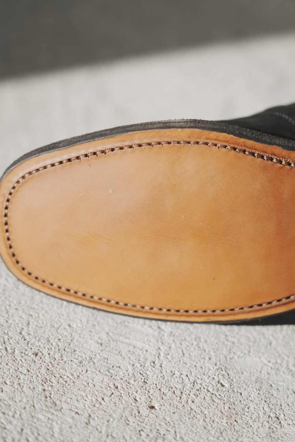 POST PRODUCTION "Box Toe Center Zip" [BLACK]