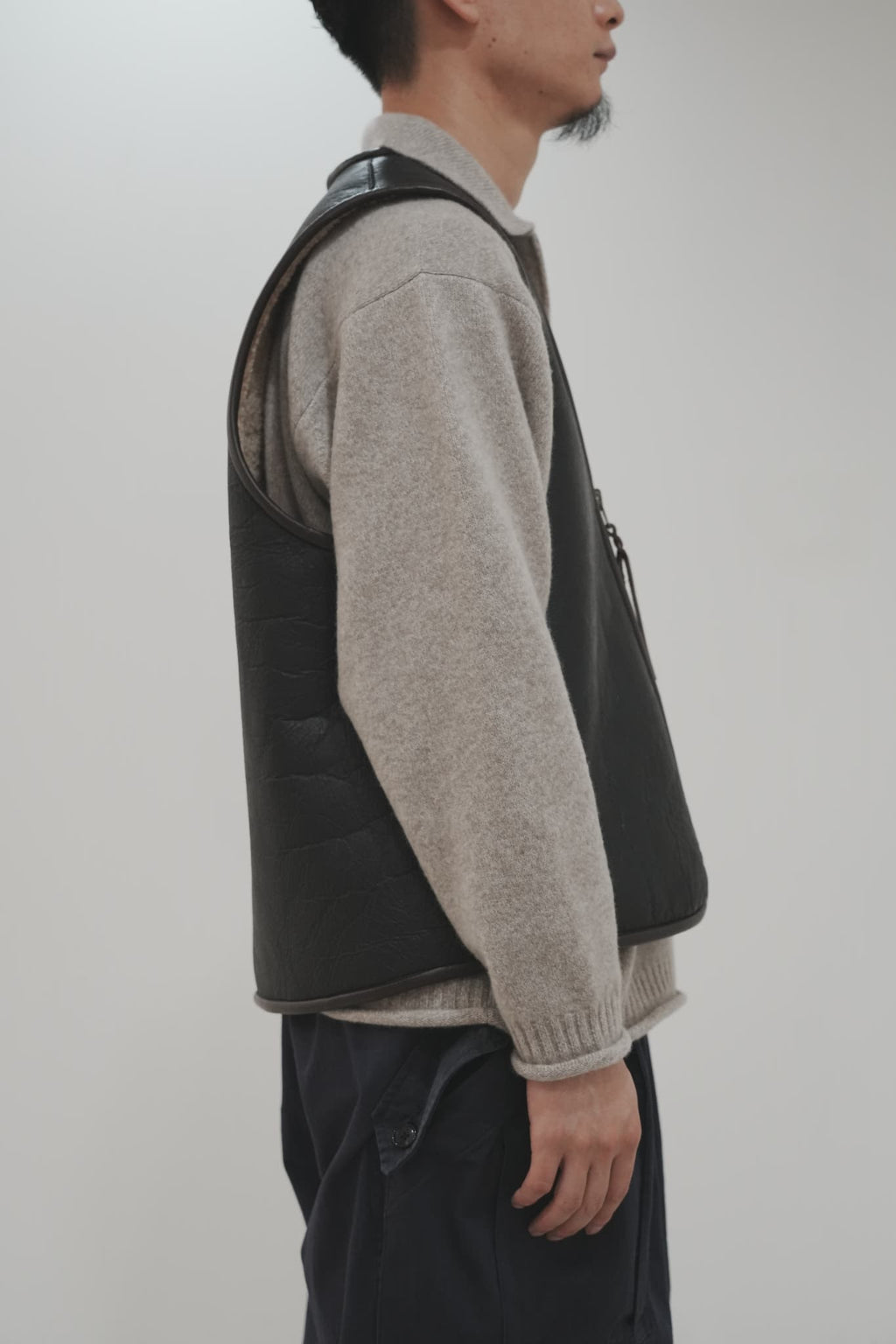 Gurank "Sheepskin Reversible Vest"