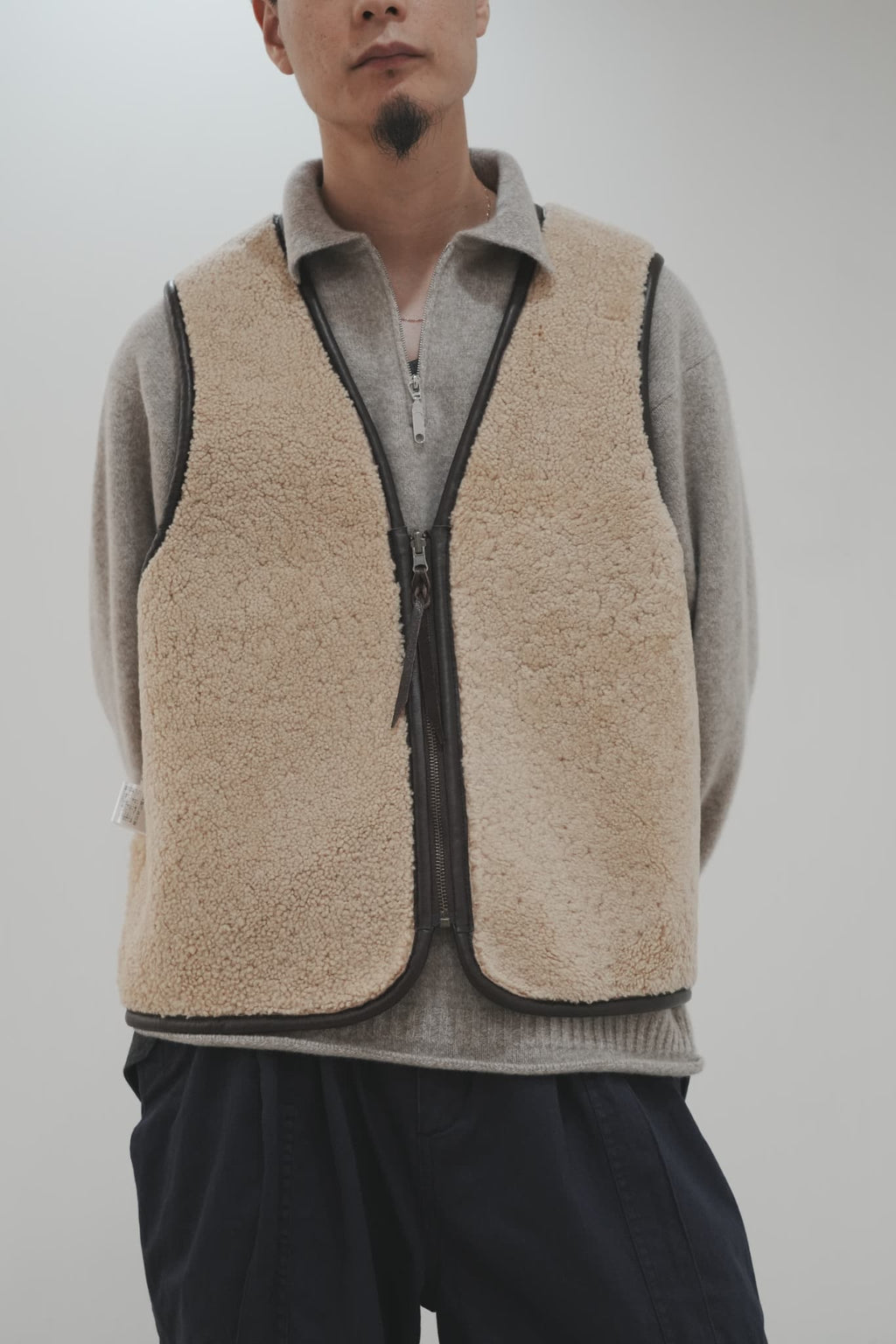Gurank "Sheepskin Reversible Vest"