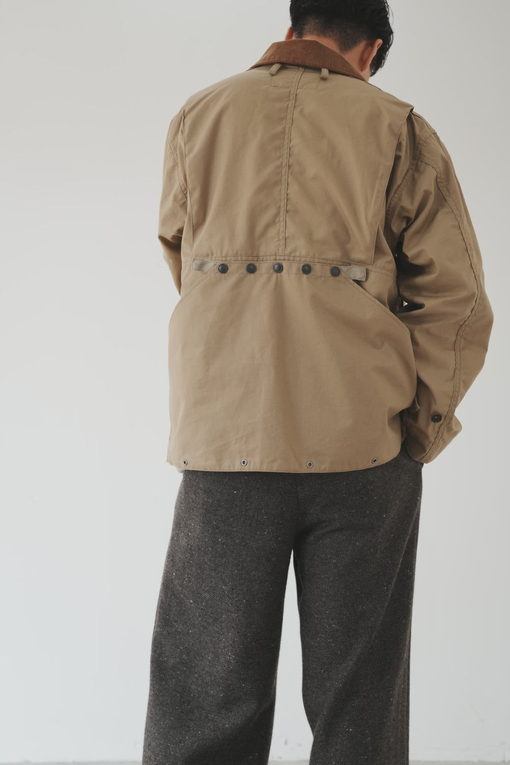 Gurank "Oiled Cotton Fishing JK" [BEIGE]