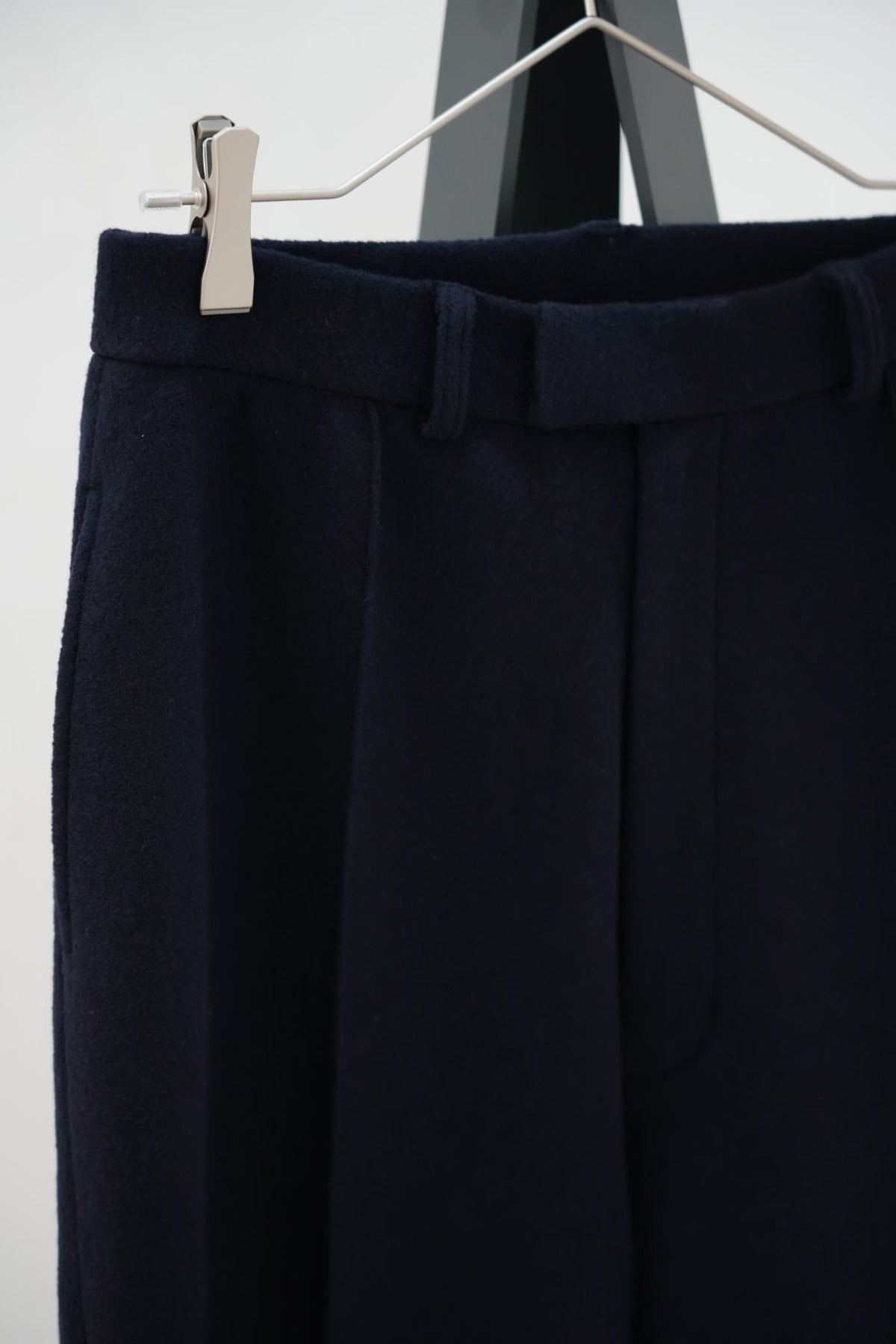OLDE H & DAUGHTER "BOILED WOOL SLACKS" [MID NIGHT]