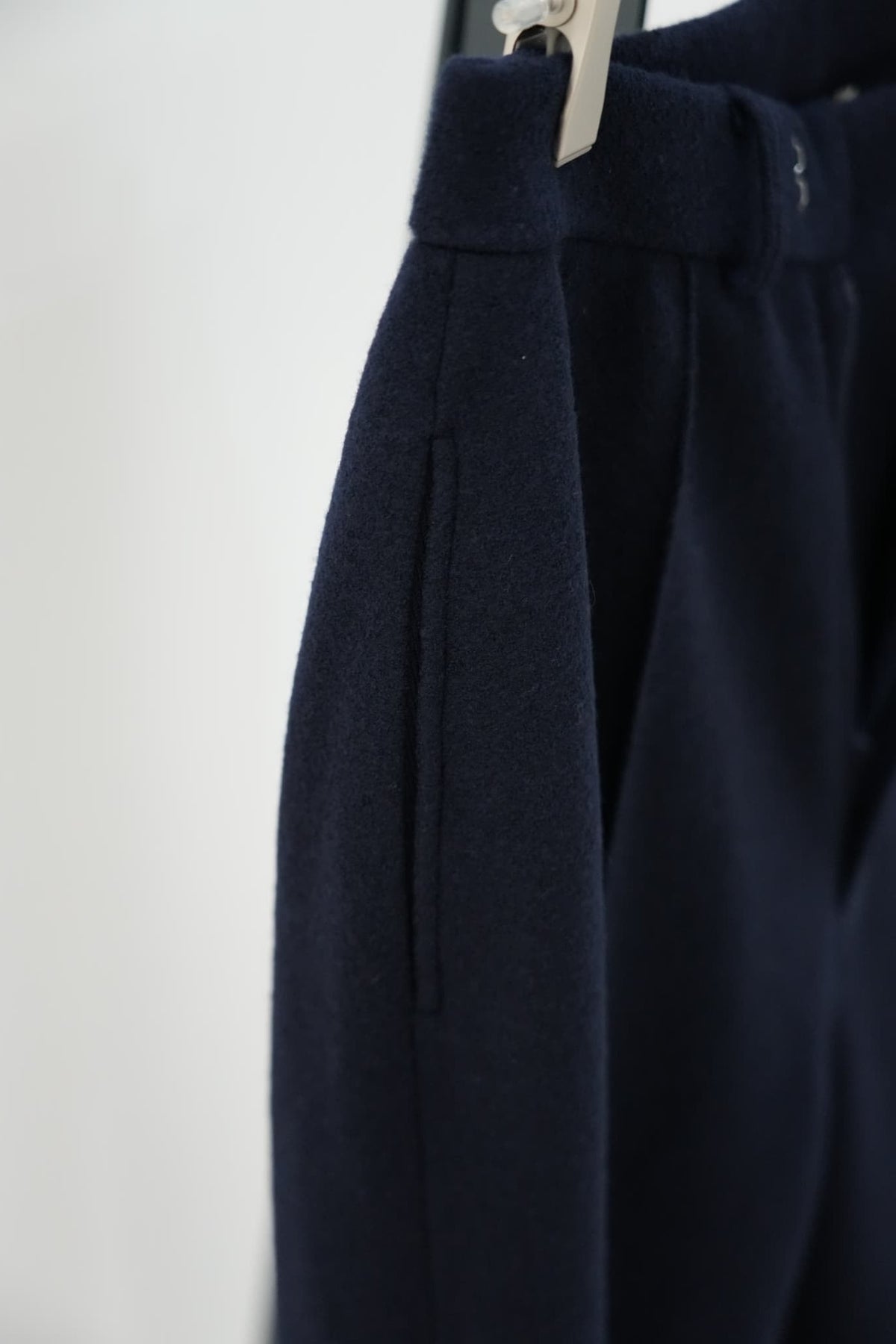 OLDE H & DAUGHTER "BOILED WOOL SLACKS" [MID NIGHT]