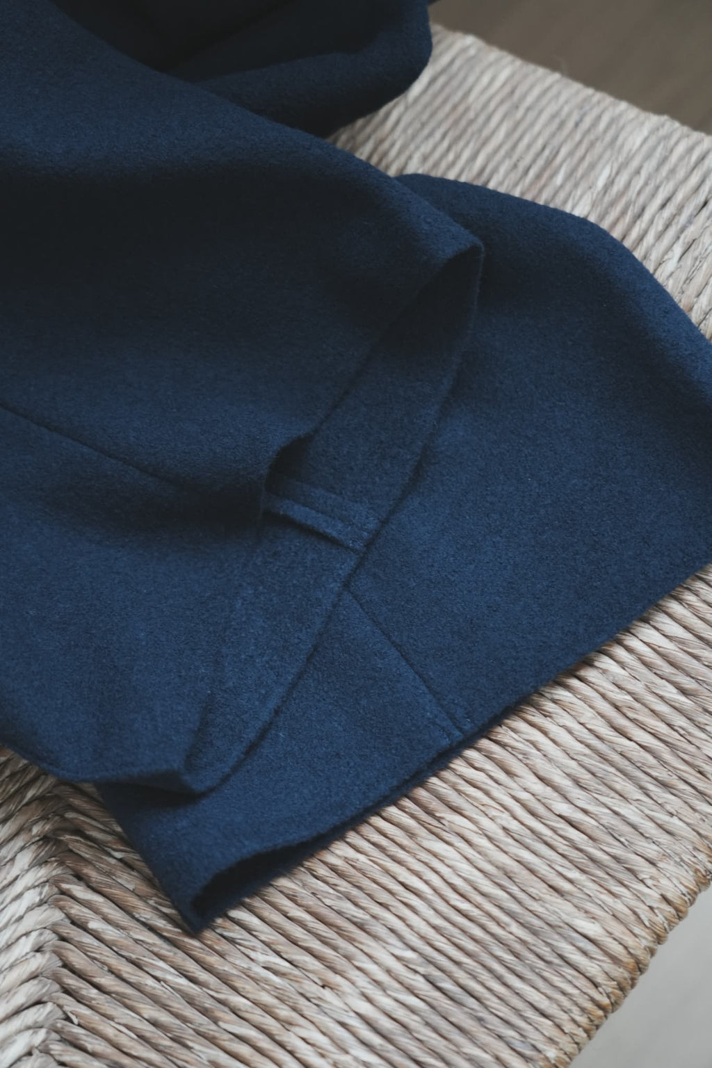 OLDE H & DAUGHTER "BOILED WOOL SLACKS" [MID NIGHT]