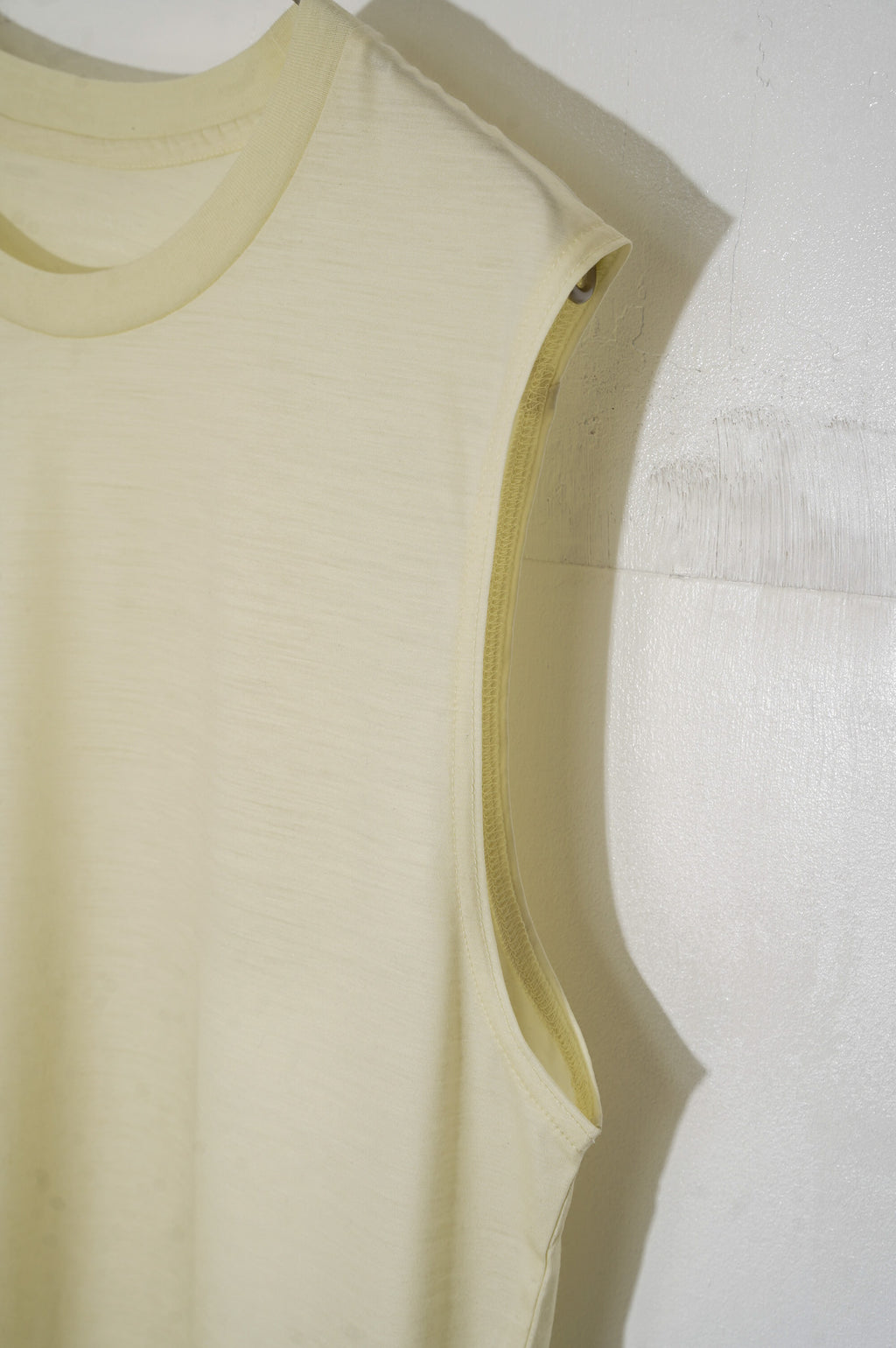 KANEMASA PHIL. "36G Wool Sleeveless Tee" [YELLOW]