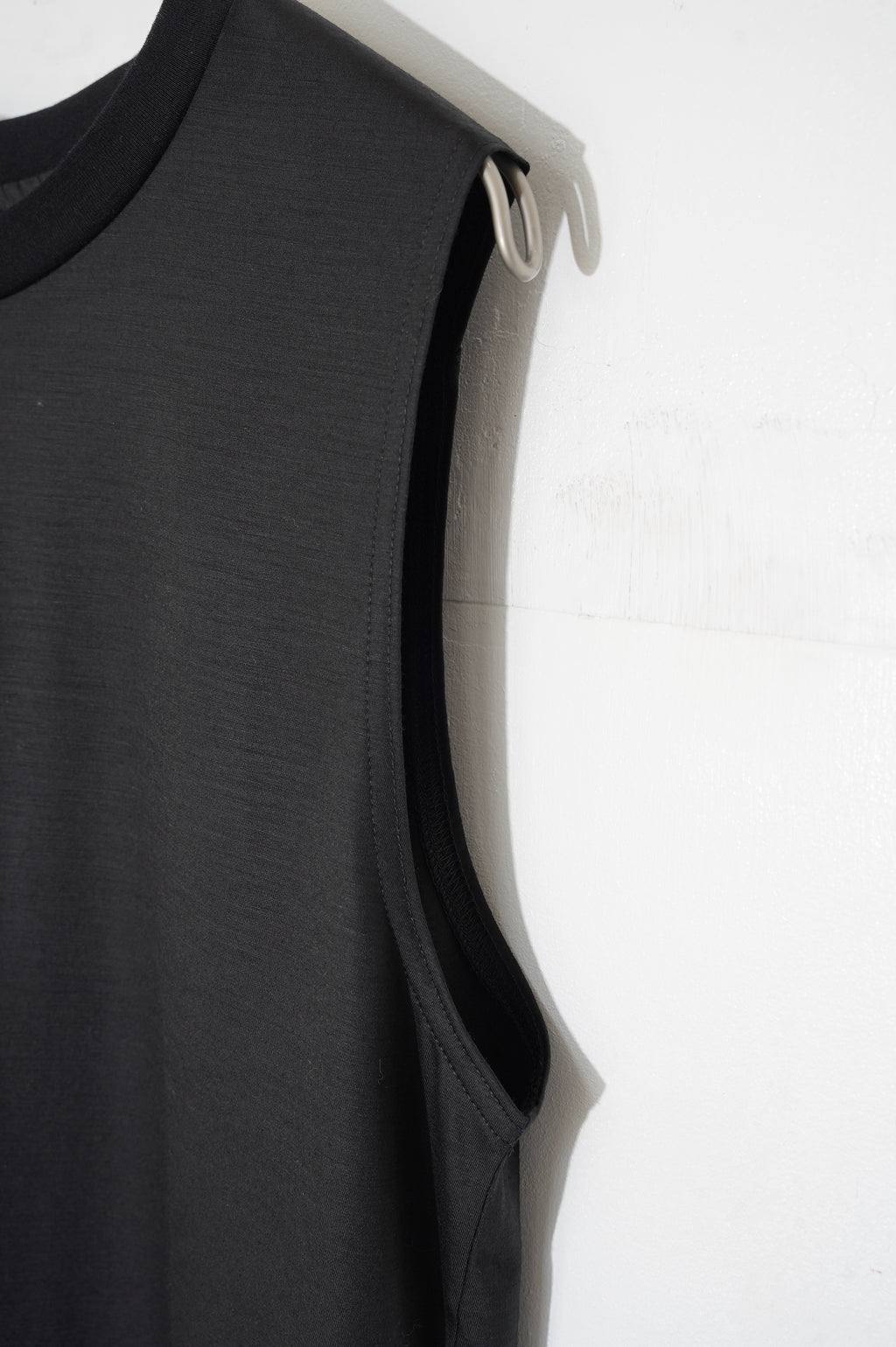 KANEMASA PHIL. "36G Wool Sleeveless Tee" [BLACK]