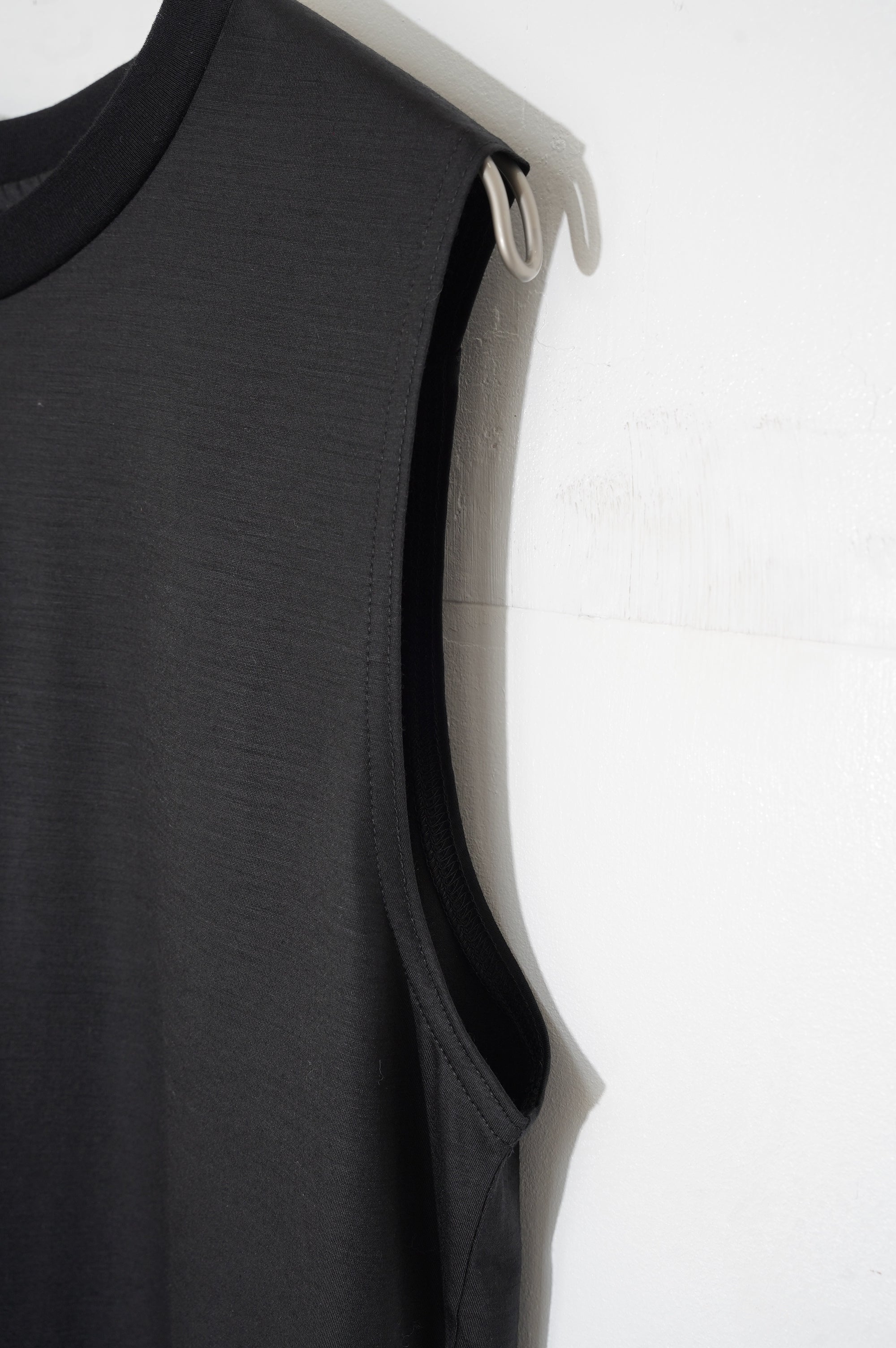 KANEMASA PHIL. "36G Wool Sleeveless Tee" [BLACK]
