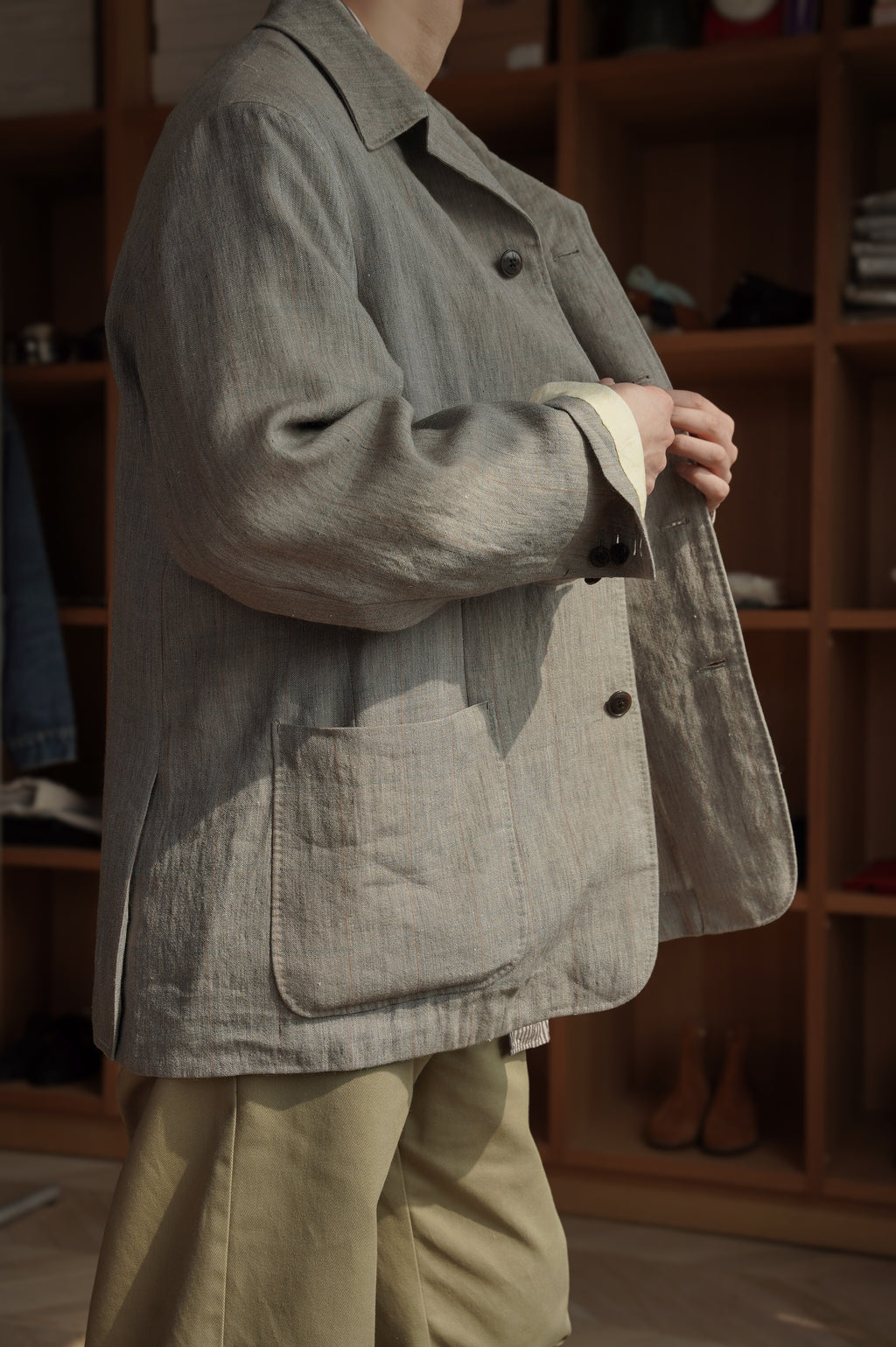 MAATEE&SONS "HENRI" [GREIGE PANE]