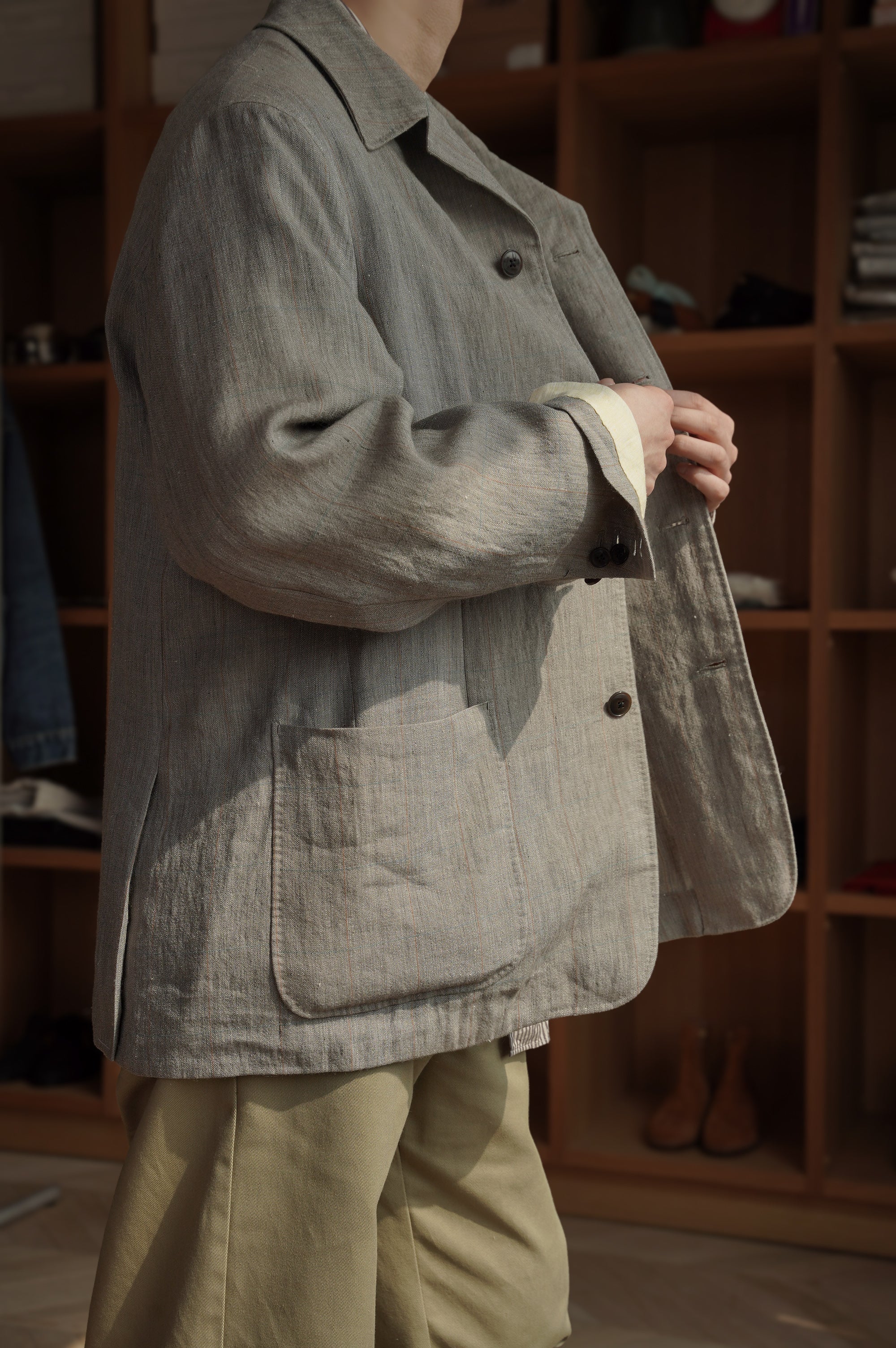 MAATEE&SONS "HENRI" [GREIGE PANE]