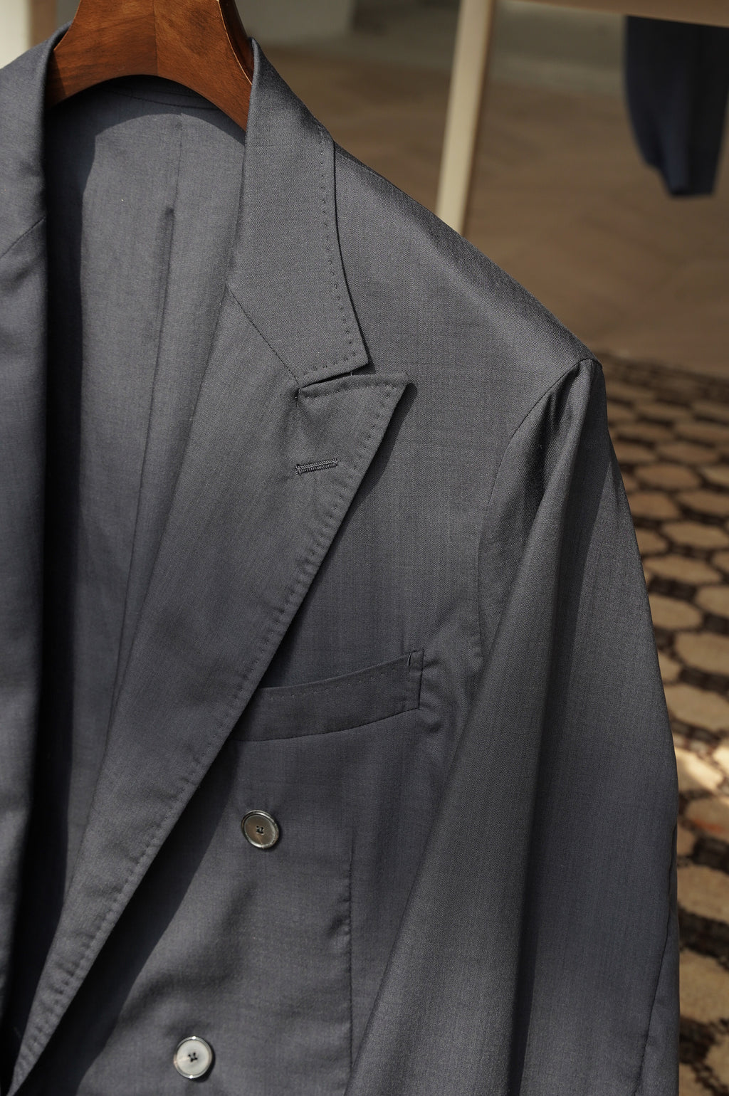 MAATEE&SONS "H WOOL MUSOU GATHER JACKET" [NAVY]