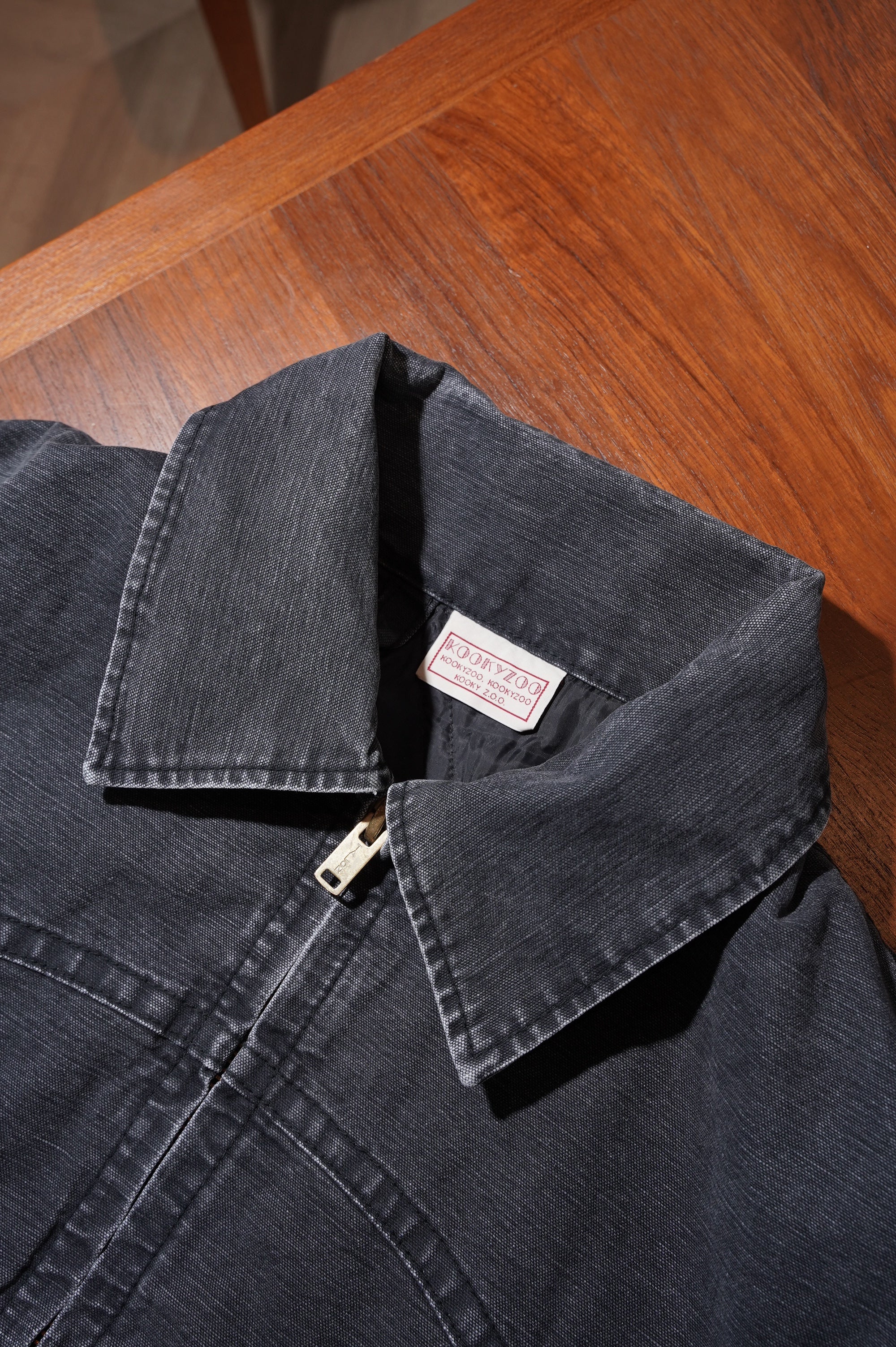 KOOKY ZOO "SANTFE JACKET" [FADE BLACK]