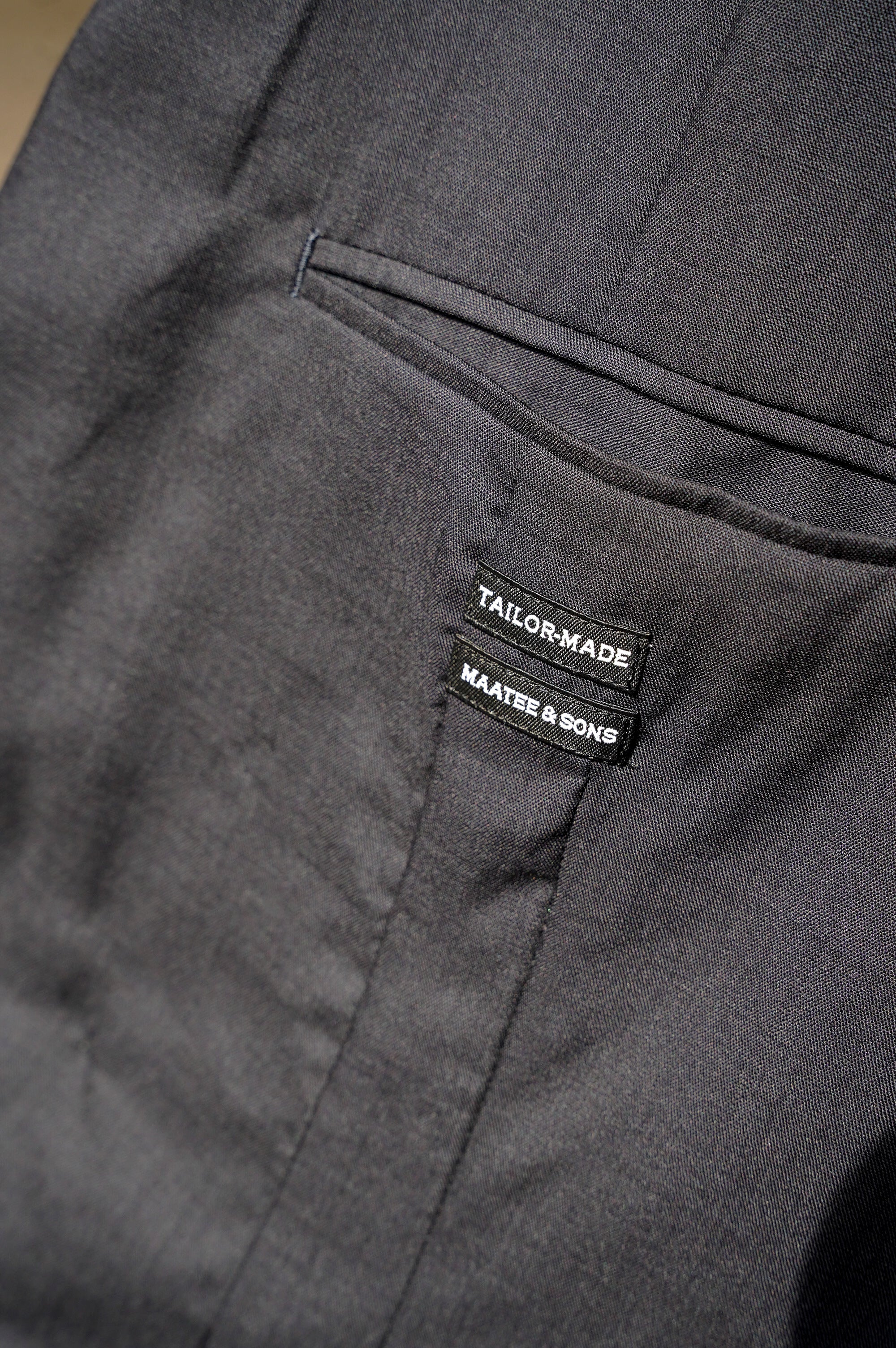 MAATEE&SONS "H WOOL MUSOU GATHER JACKET" [NAVY]