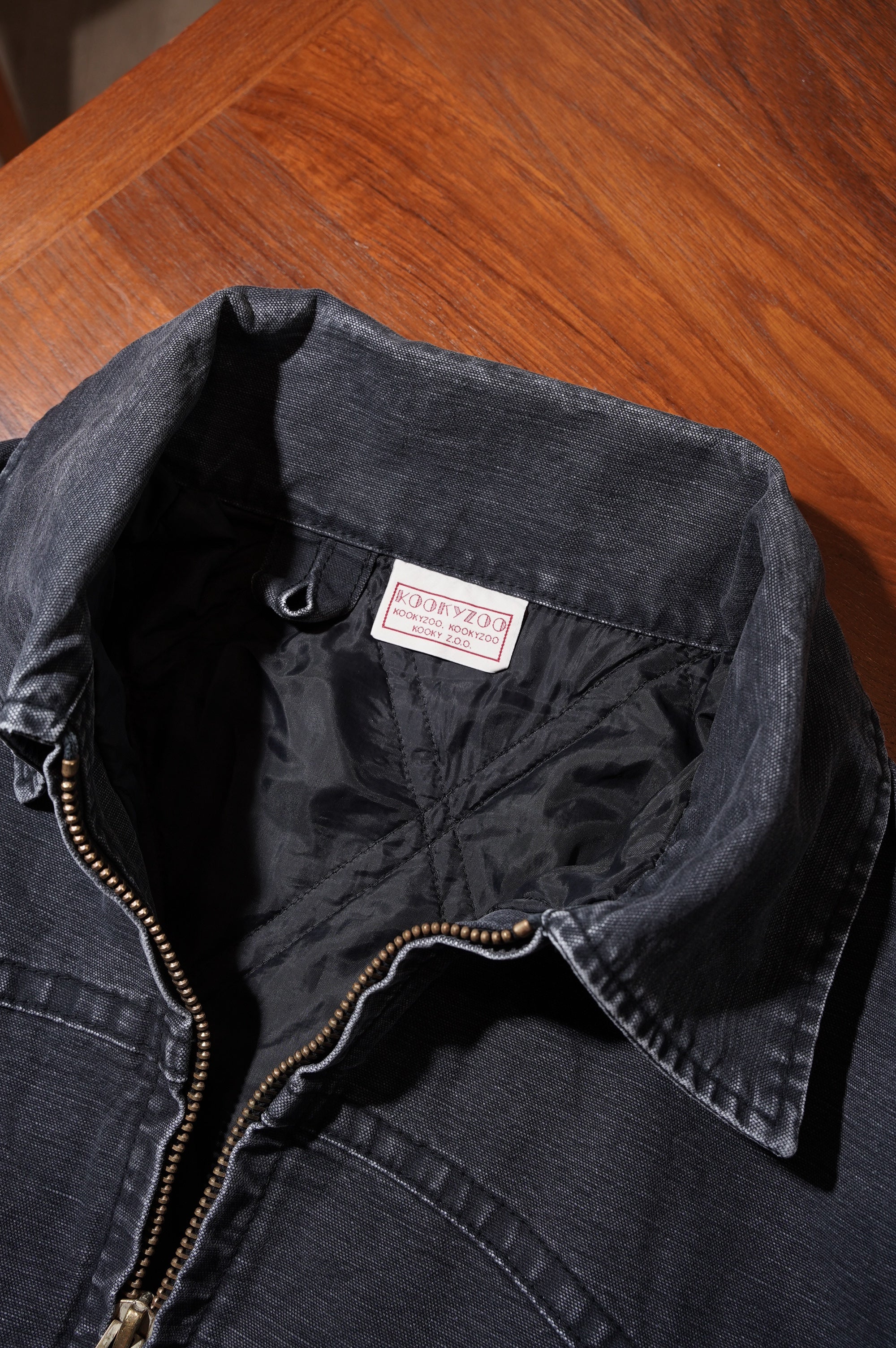 KOOKY ZOO "SANTFE JACKET" [FADE BLACK]