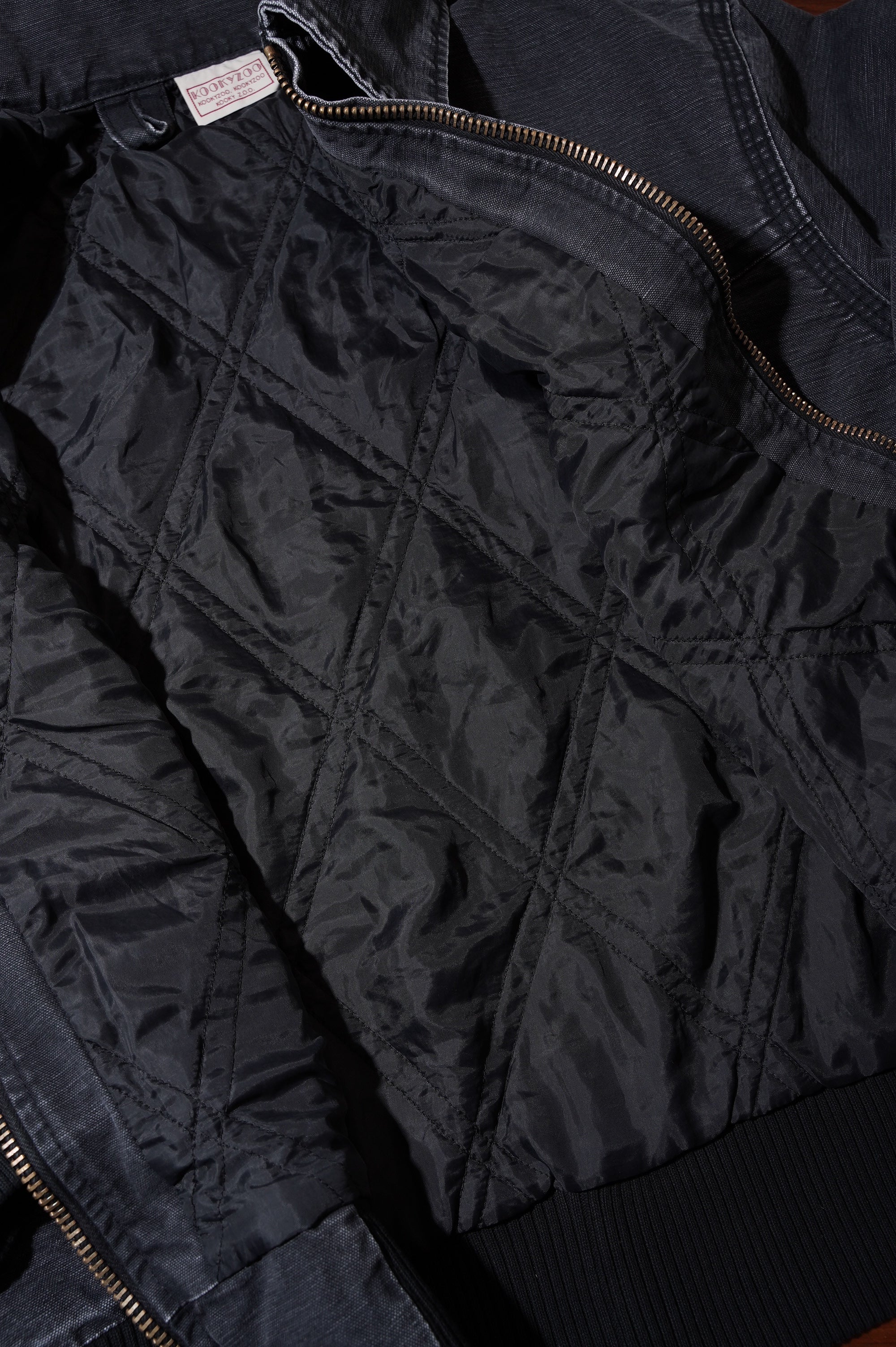 KOOKY ZOO "SANTFE JACKET" [FADE BLACK]