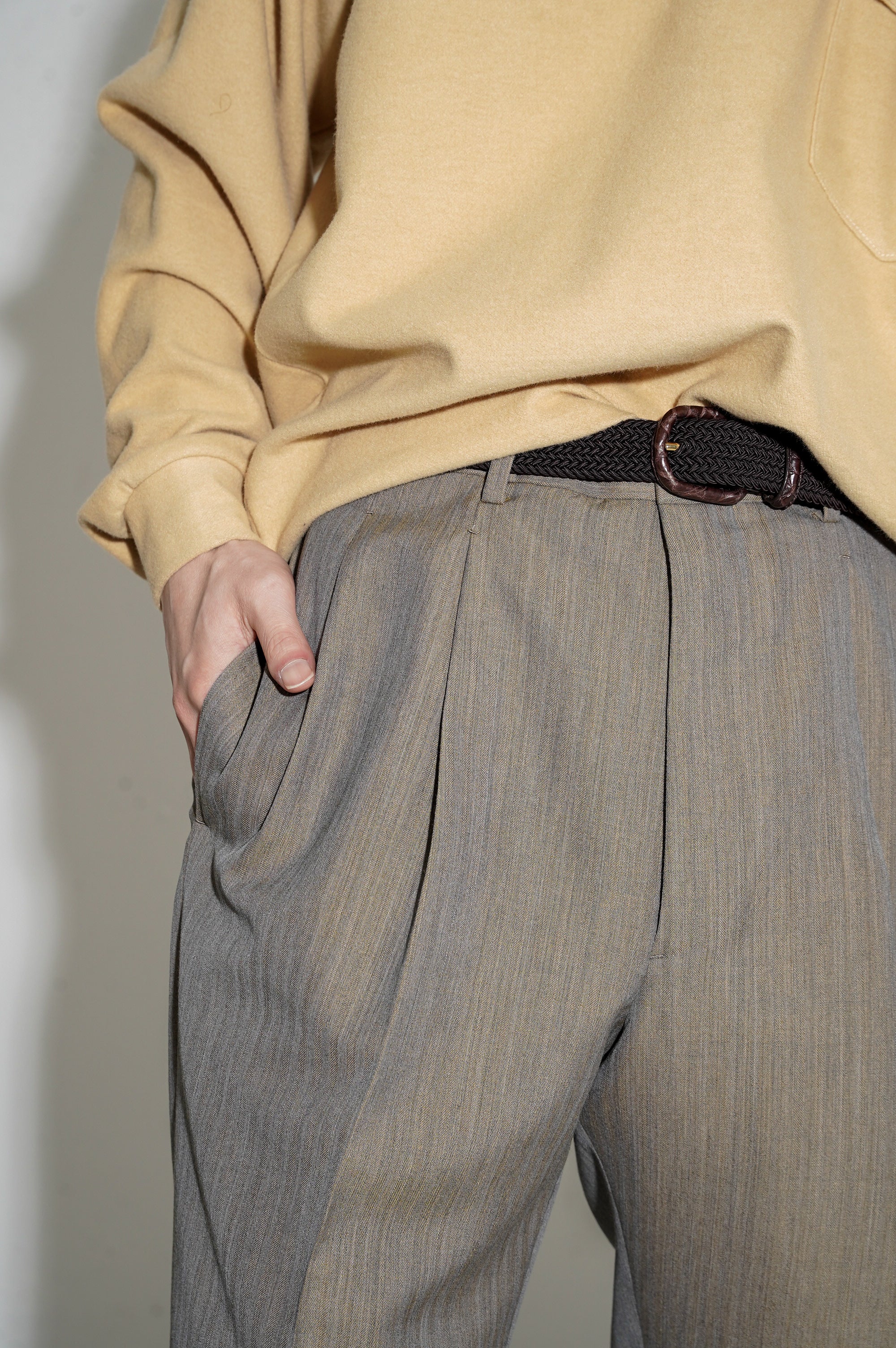 MAAATEE&SONS "SHIRAHAMA" [GRAY YELLOW]