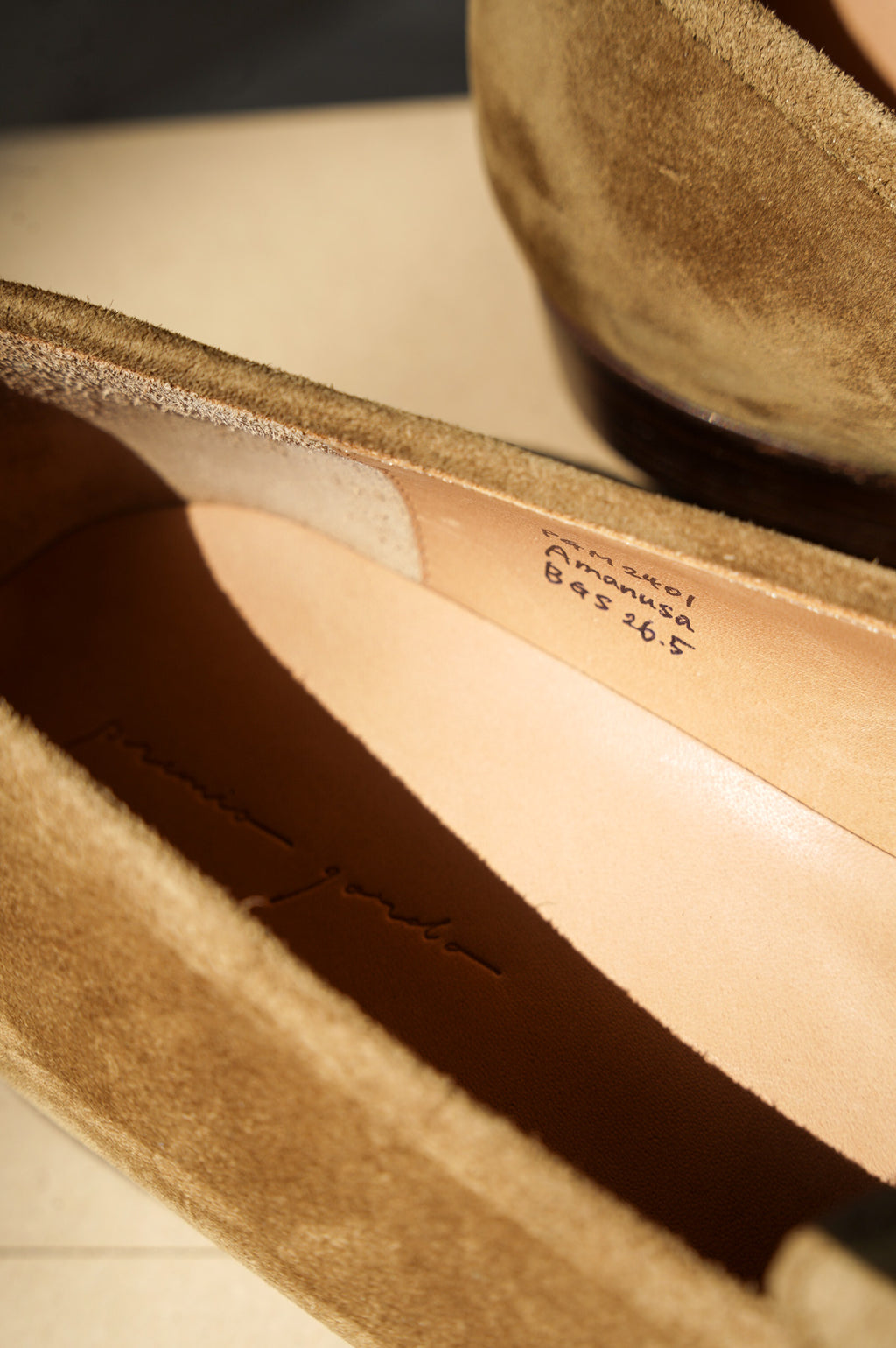 premio gordo "Amanusa" [BEIGE SUEDE]